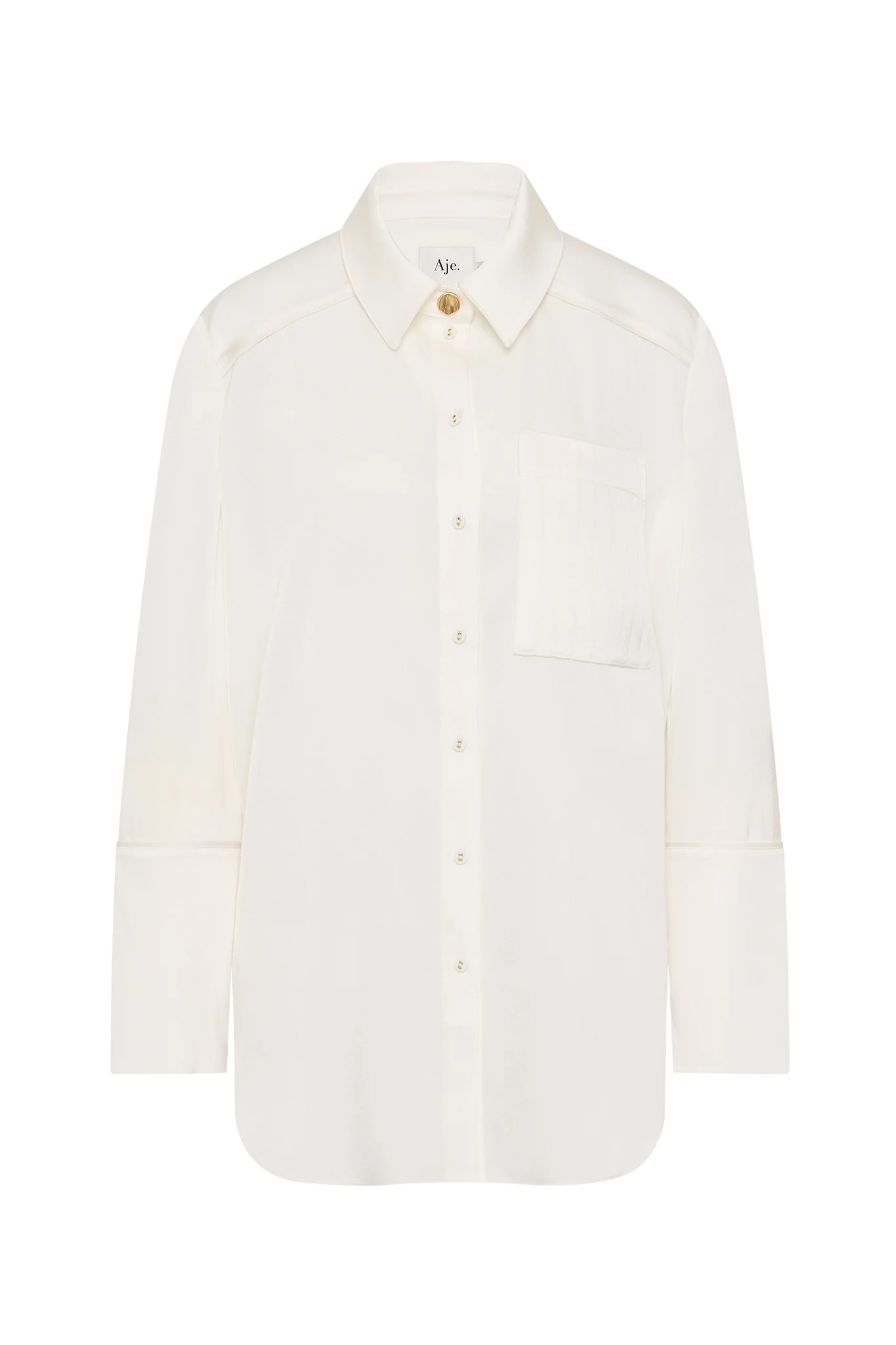 Audrey Pleat Pocket Shirt