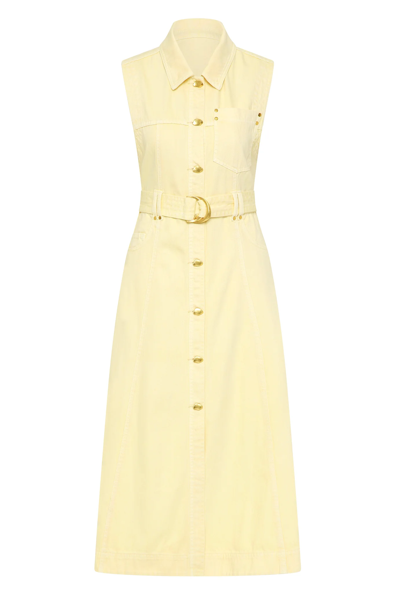 Ray Denim Midi Dress