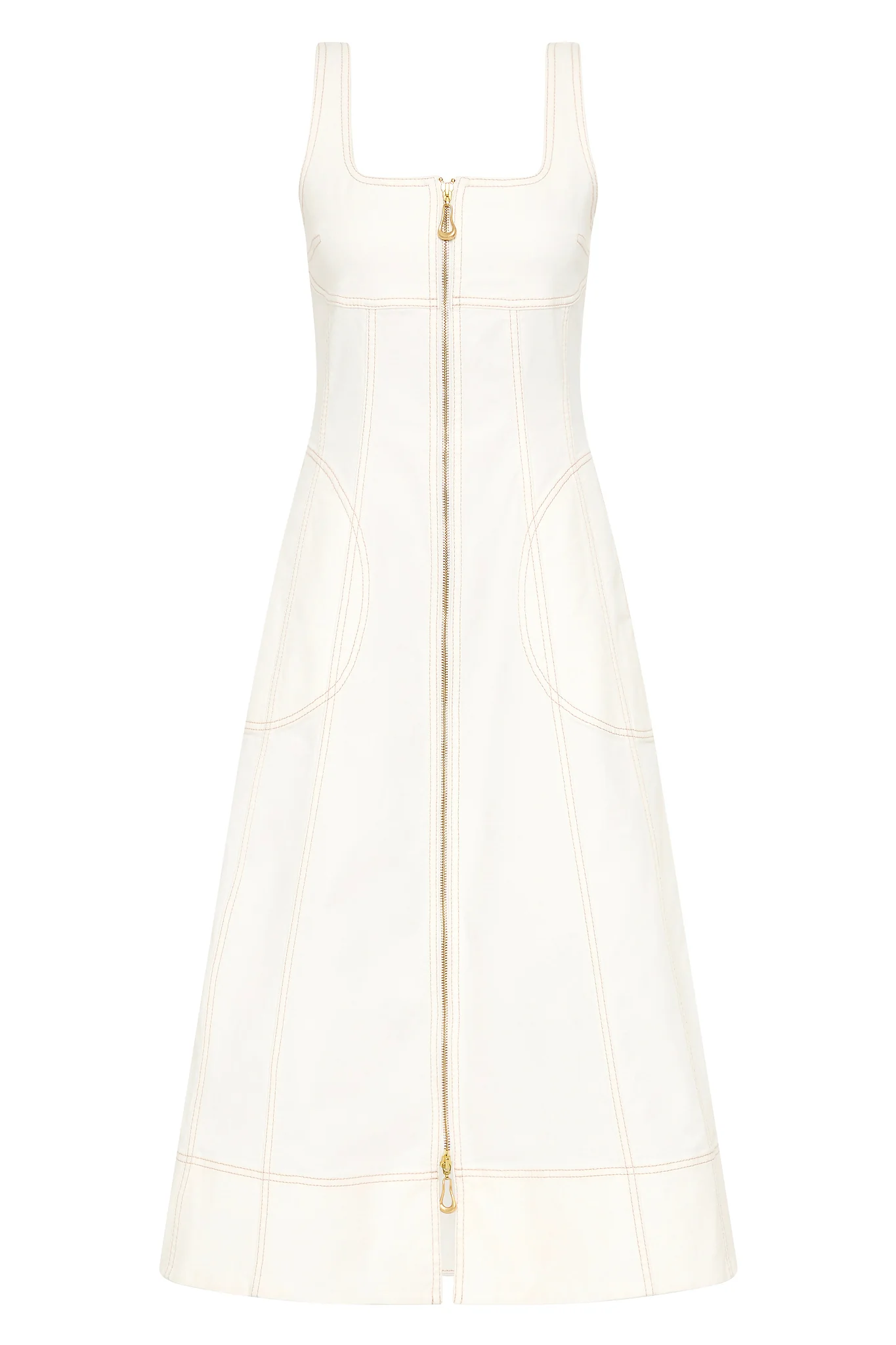 Emilie Denim Midi Dress
