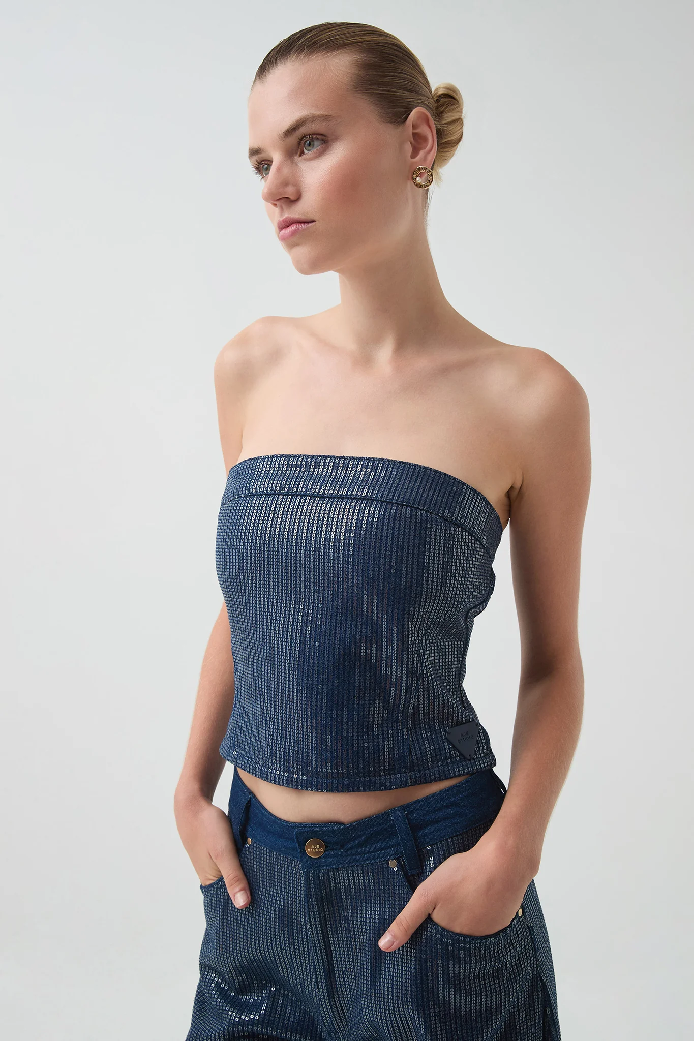 Reflect Denim Bustier