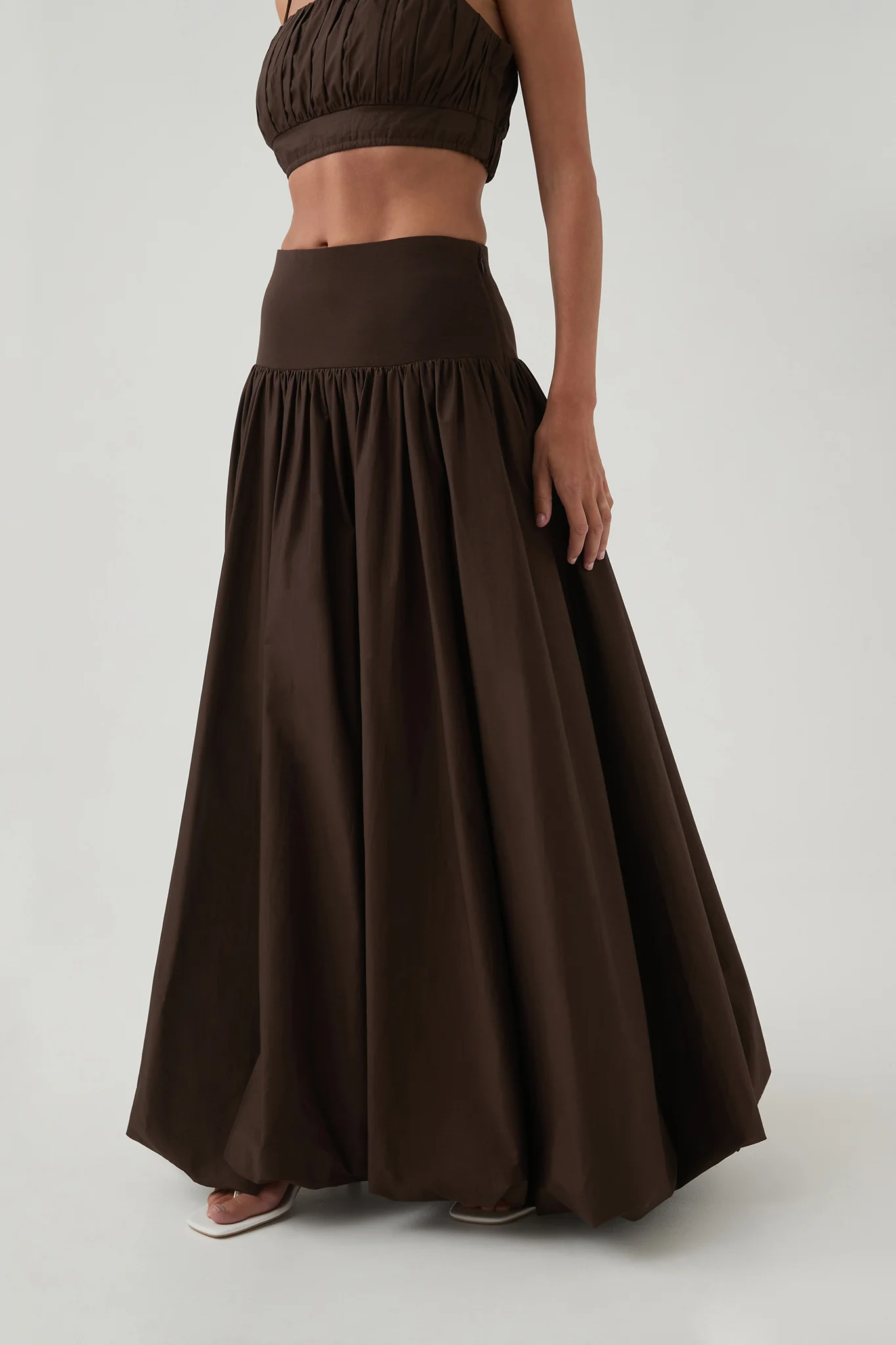 Havana Bubble Midi Skirt