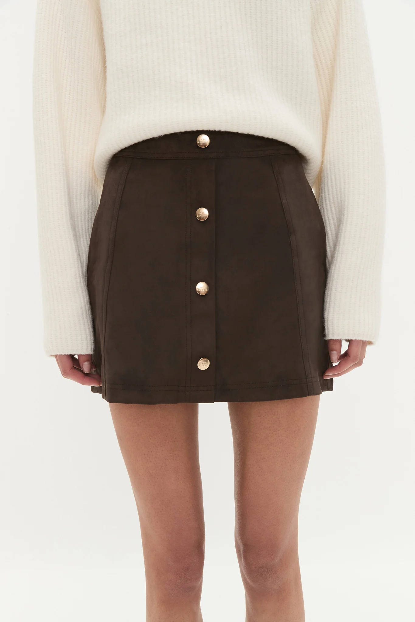 Calyx Vegan Suede Skirt