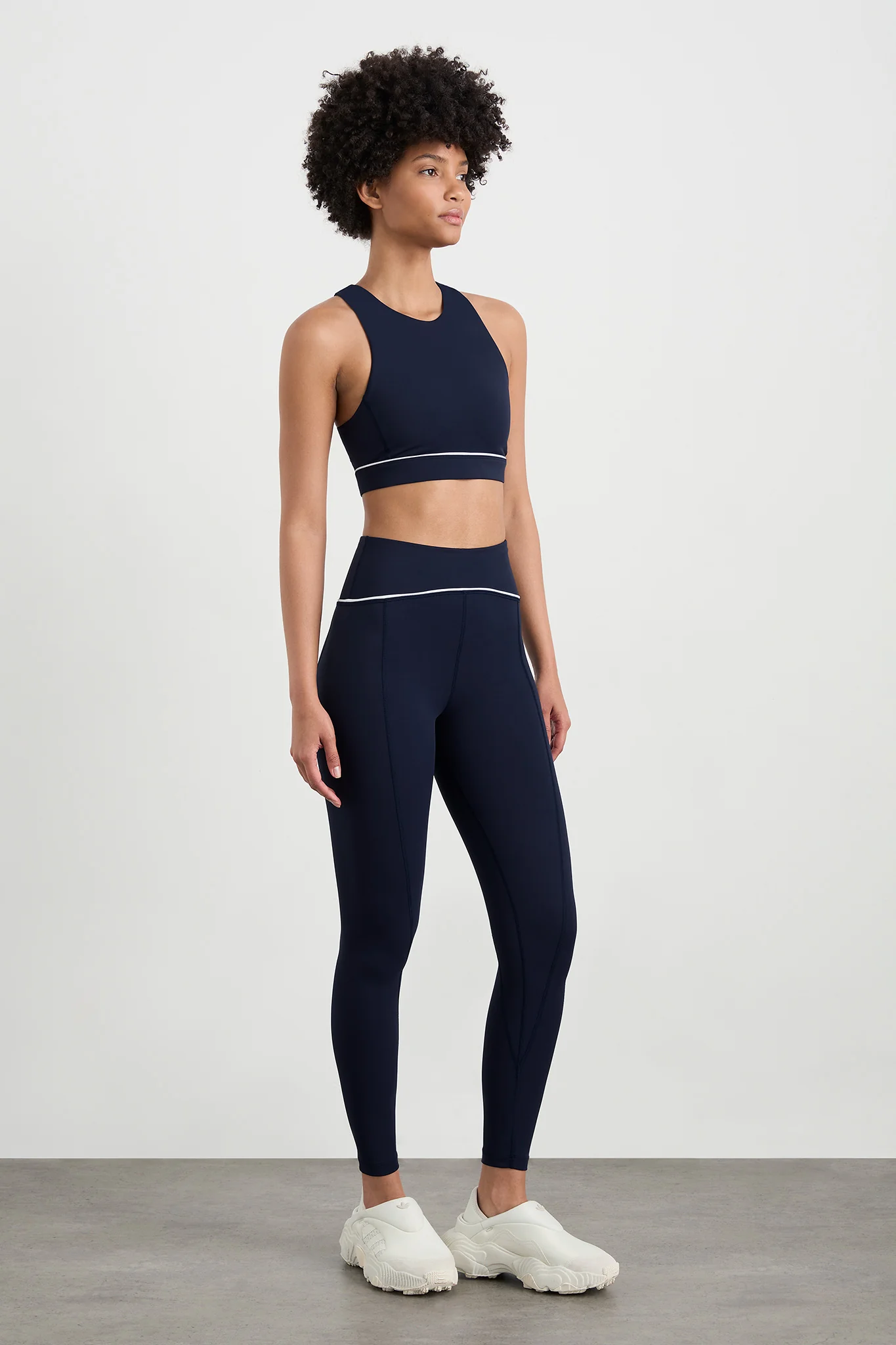 Curved Waist Full Length Legging 251