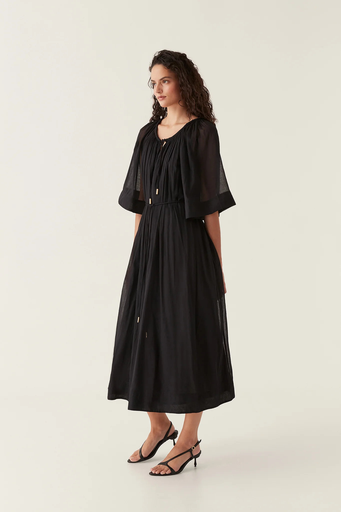 Damia Smock Midi Dress