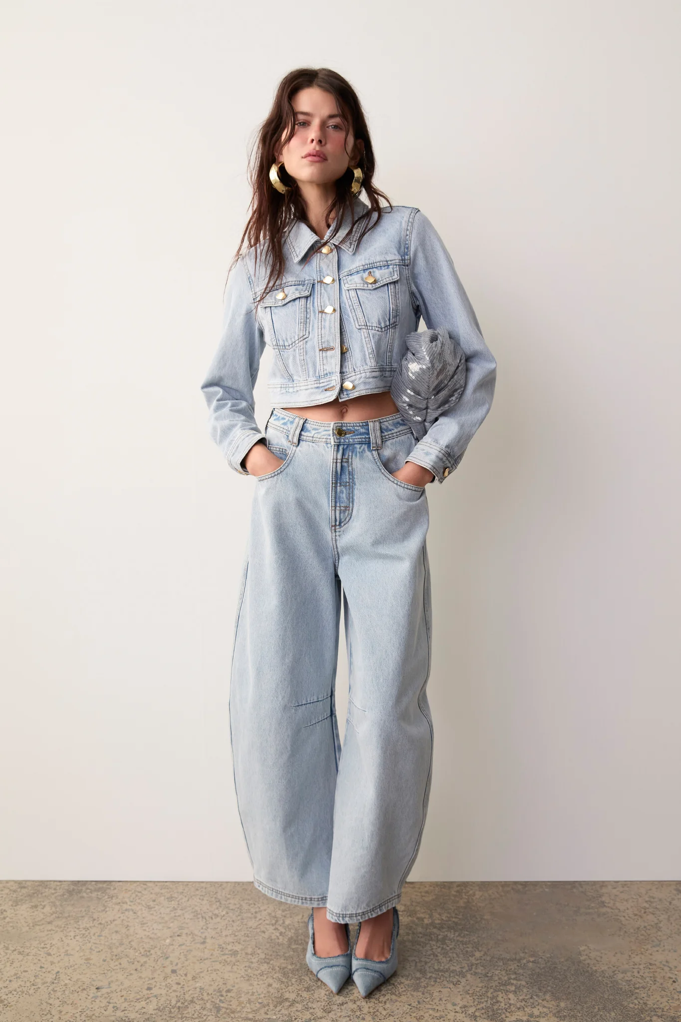 Kai Denim Cropped Jacket