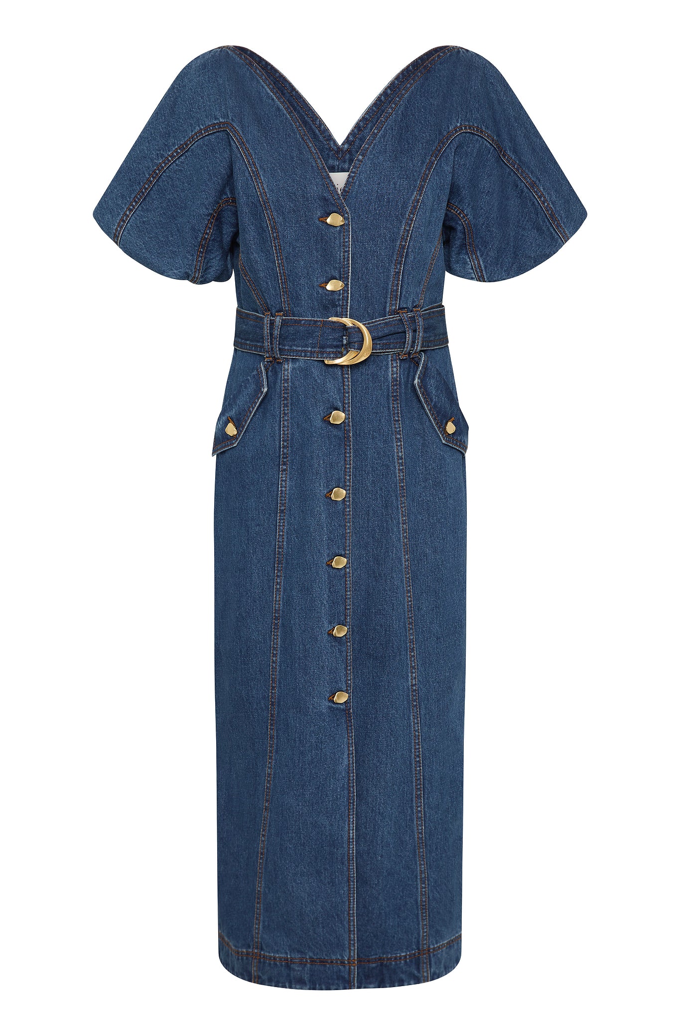 Harper Denim Midi Dress