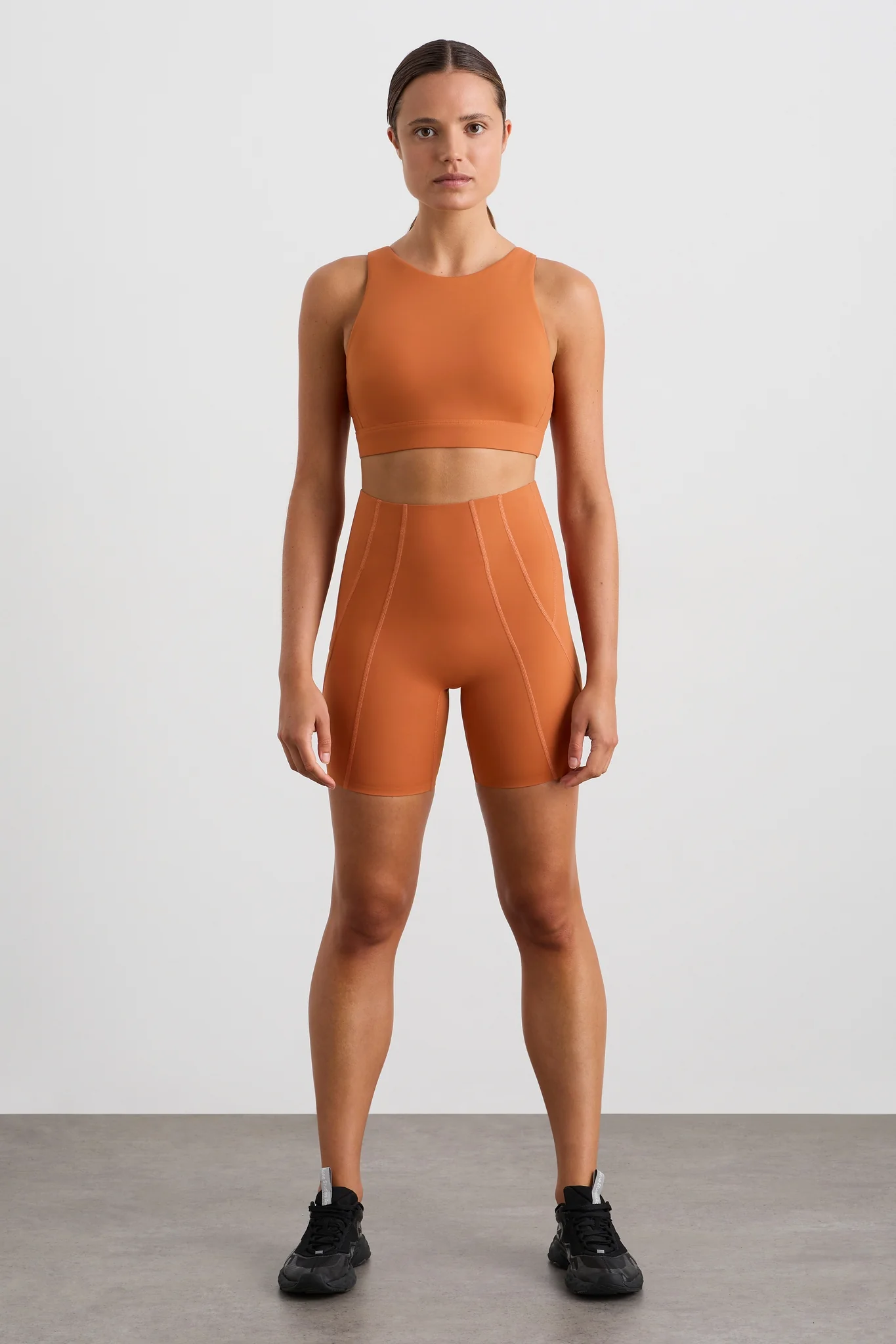 Panelled Bike Shorts 615