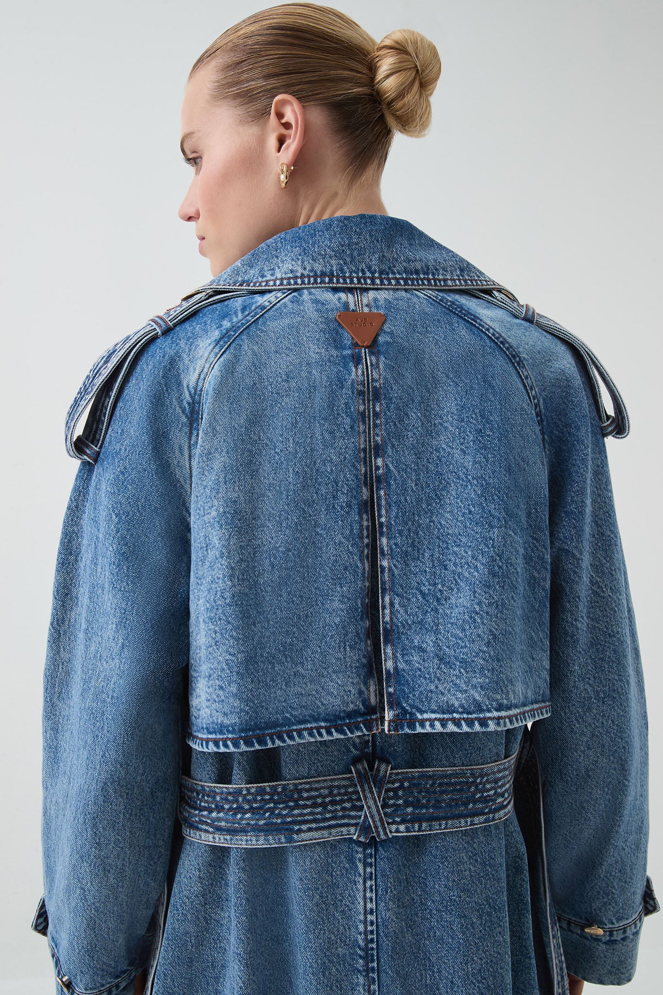 Blues Denim Trench