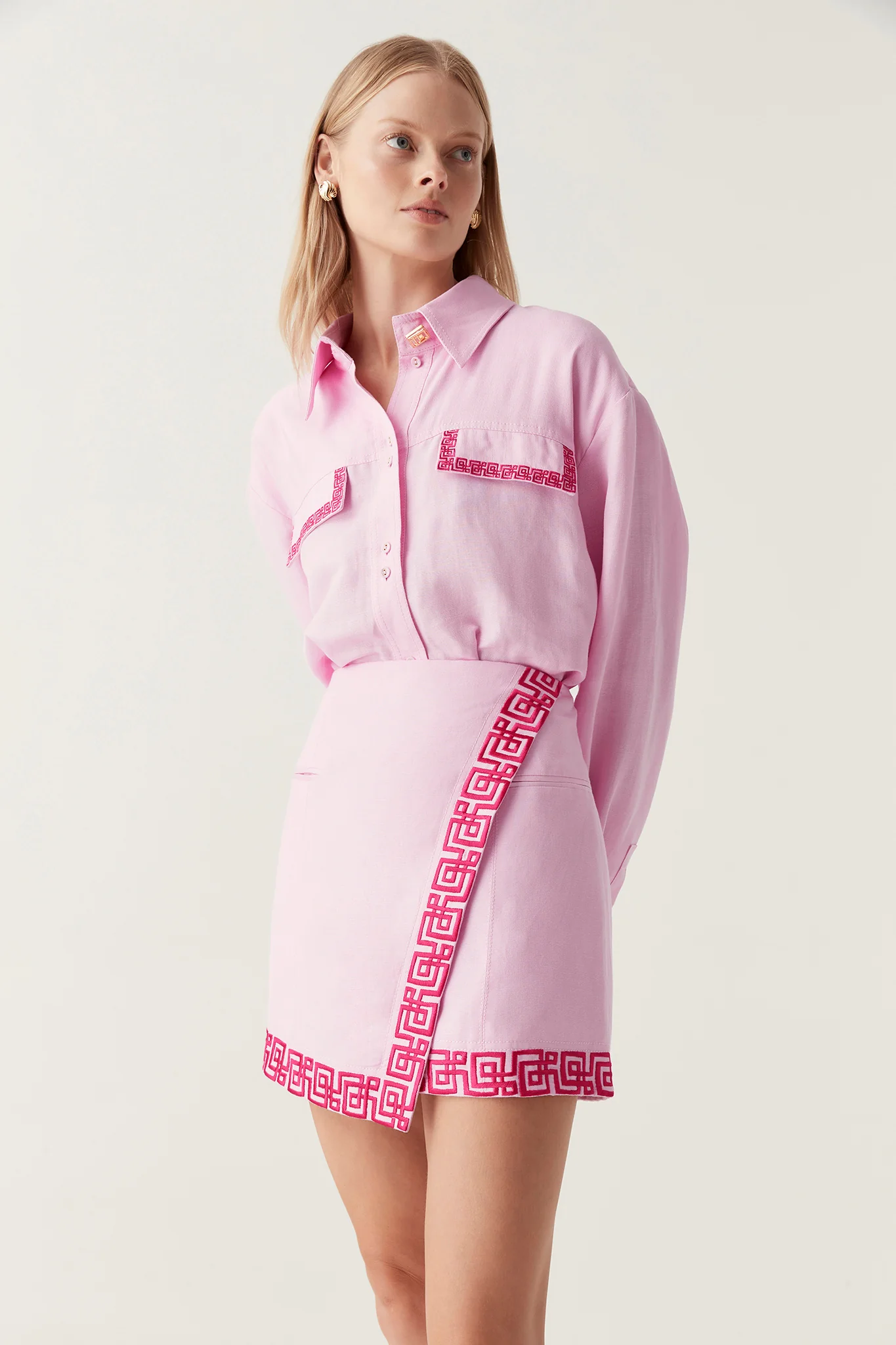 Voyager Embroidered Mini Skirt