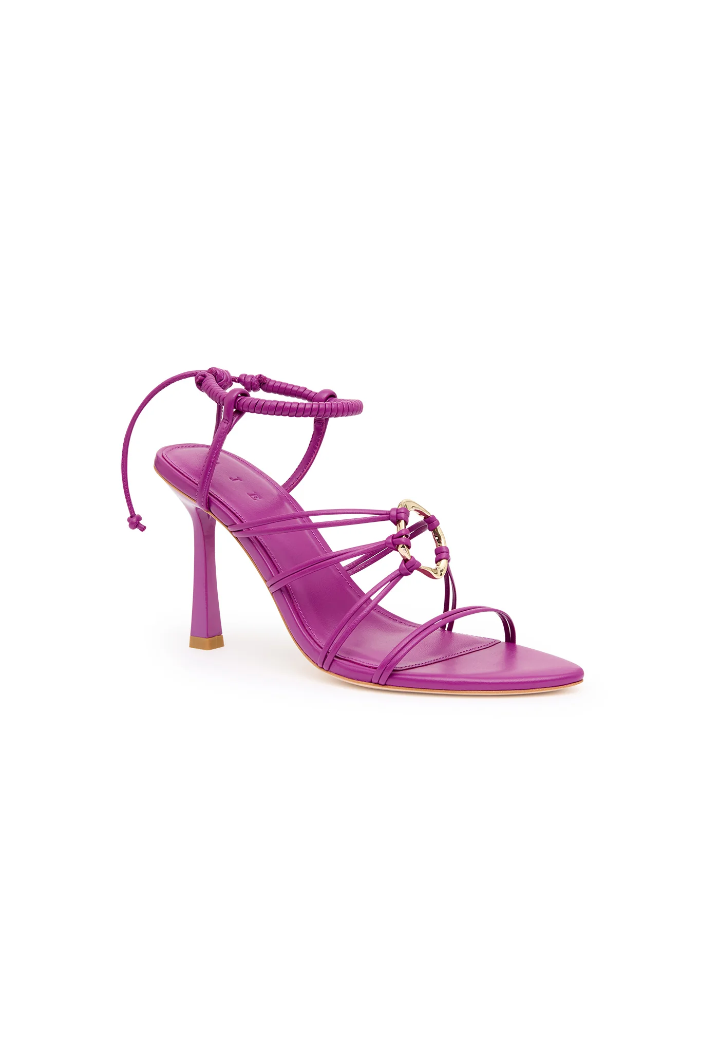 Mirage Leather Strappy Heel