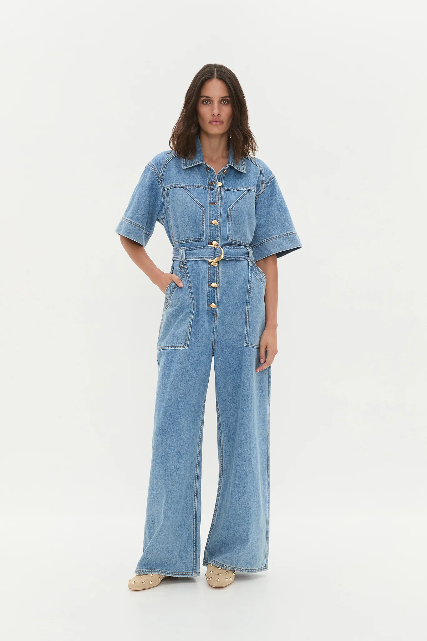Lane Denim Jumpsuit
