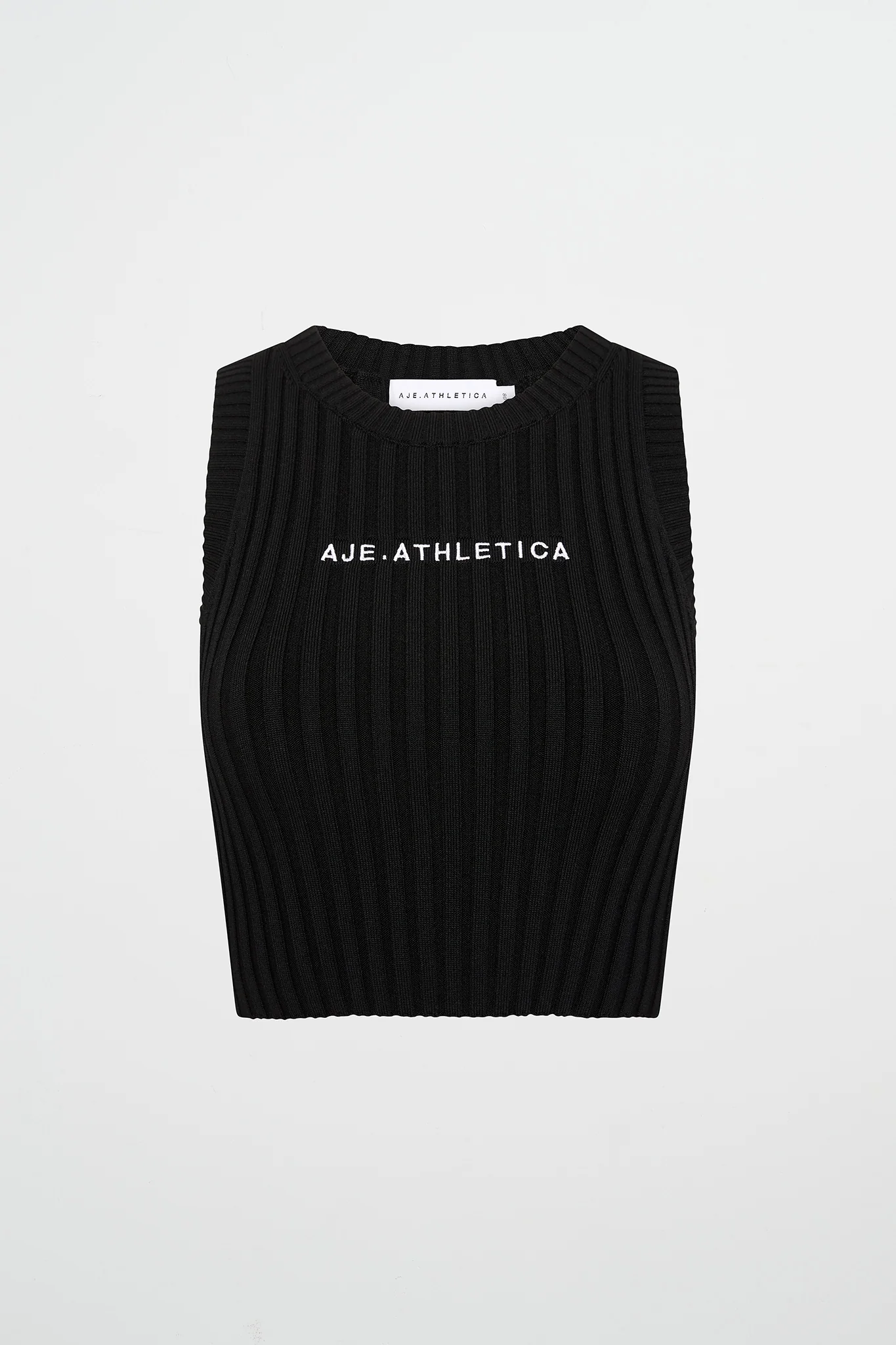 Cropped Knitted Logo Tank 135