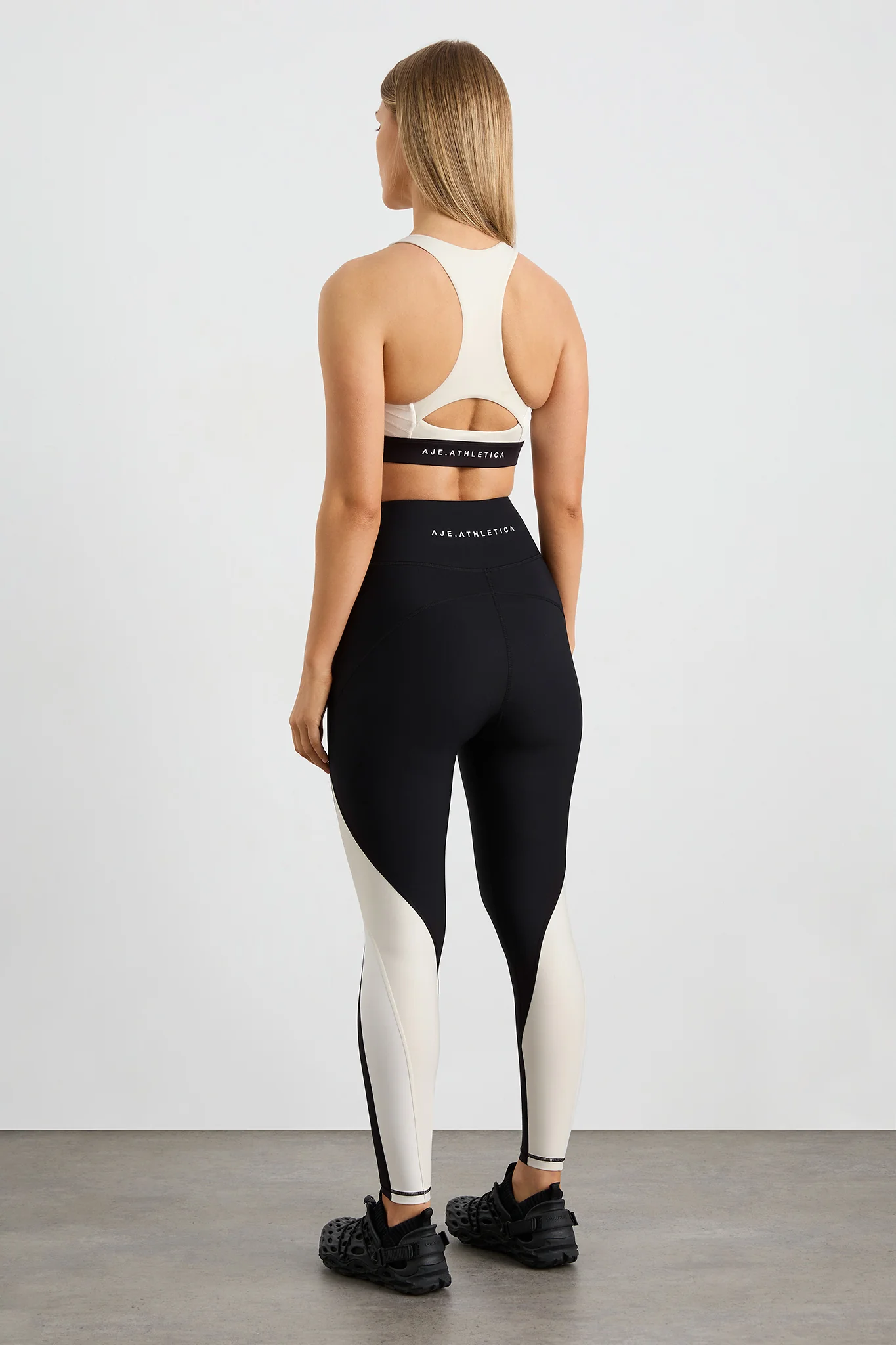 Contrast Panel Full Length Legging 232