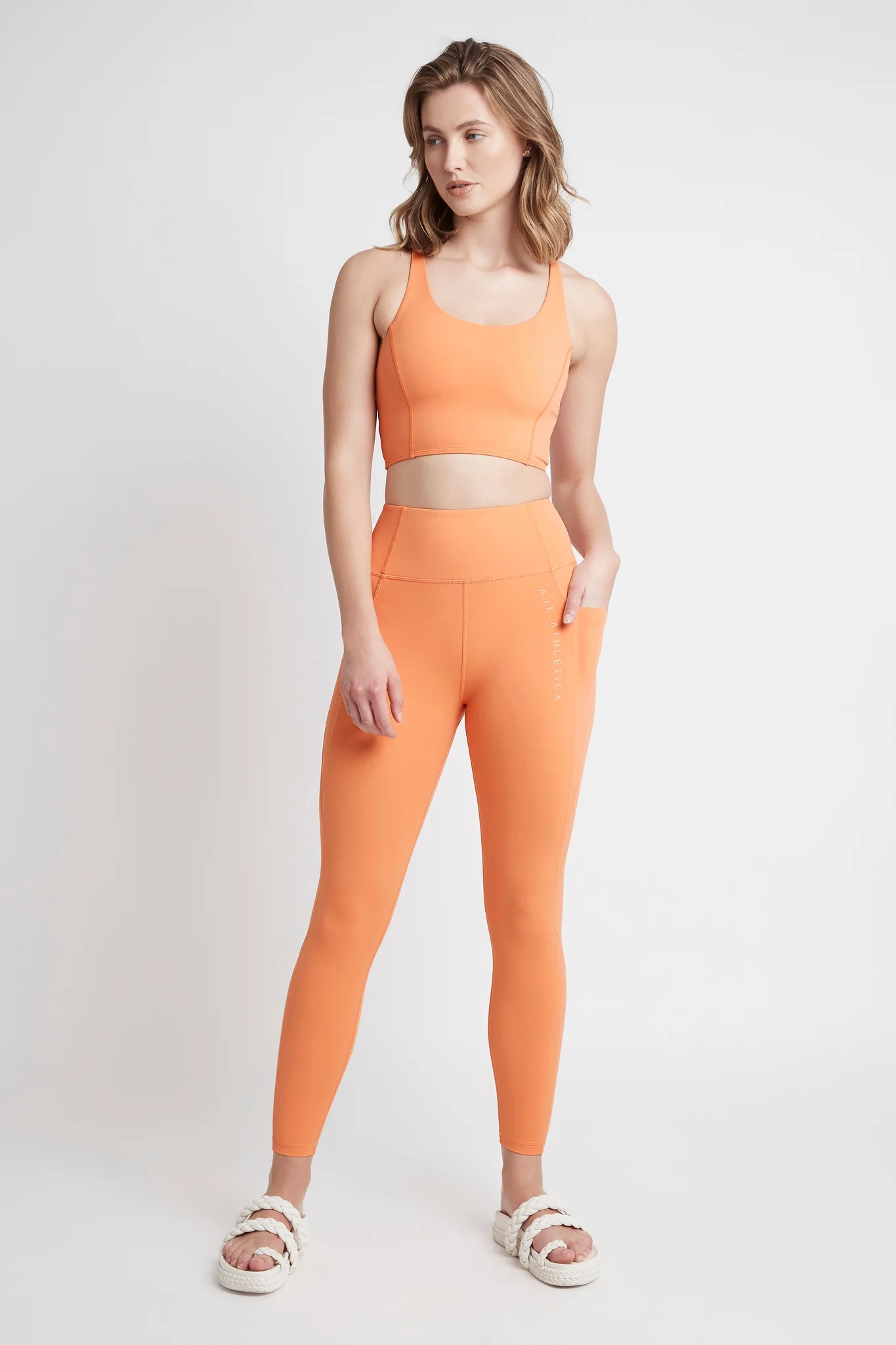 High Rise 7/8 Logo Legging 203