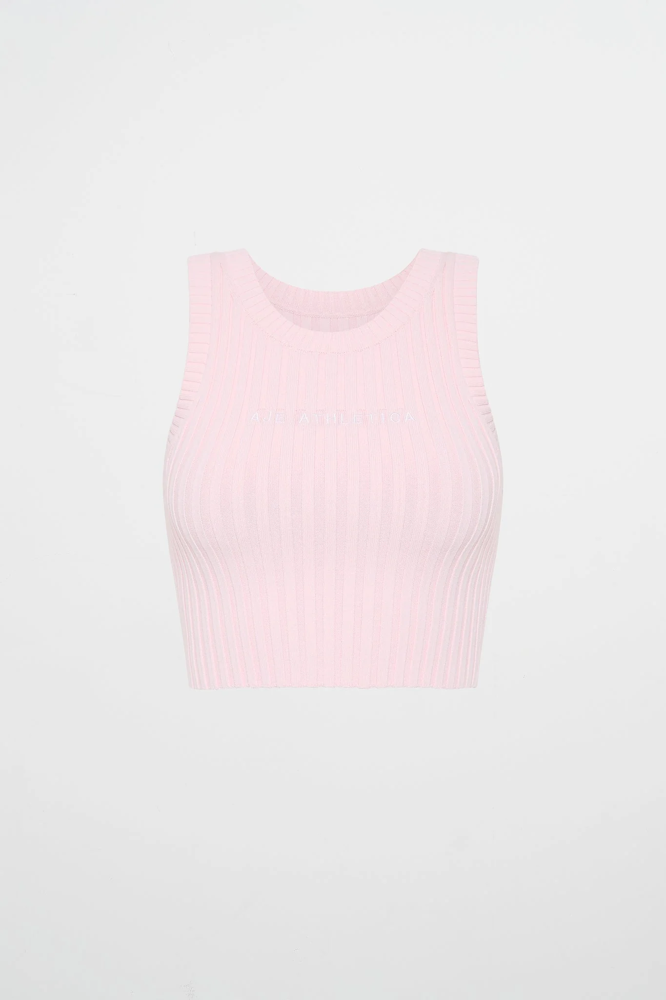 Cropped Knitted Logo Tank 135
