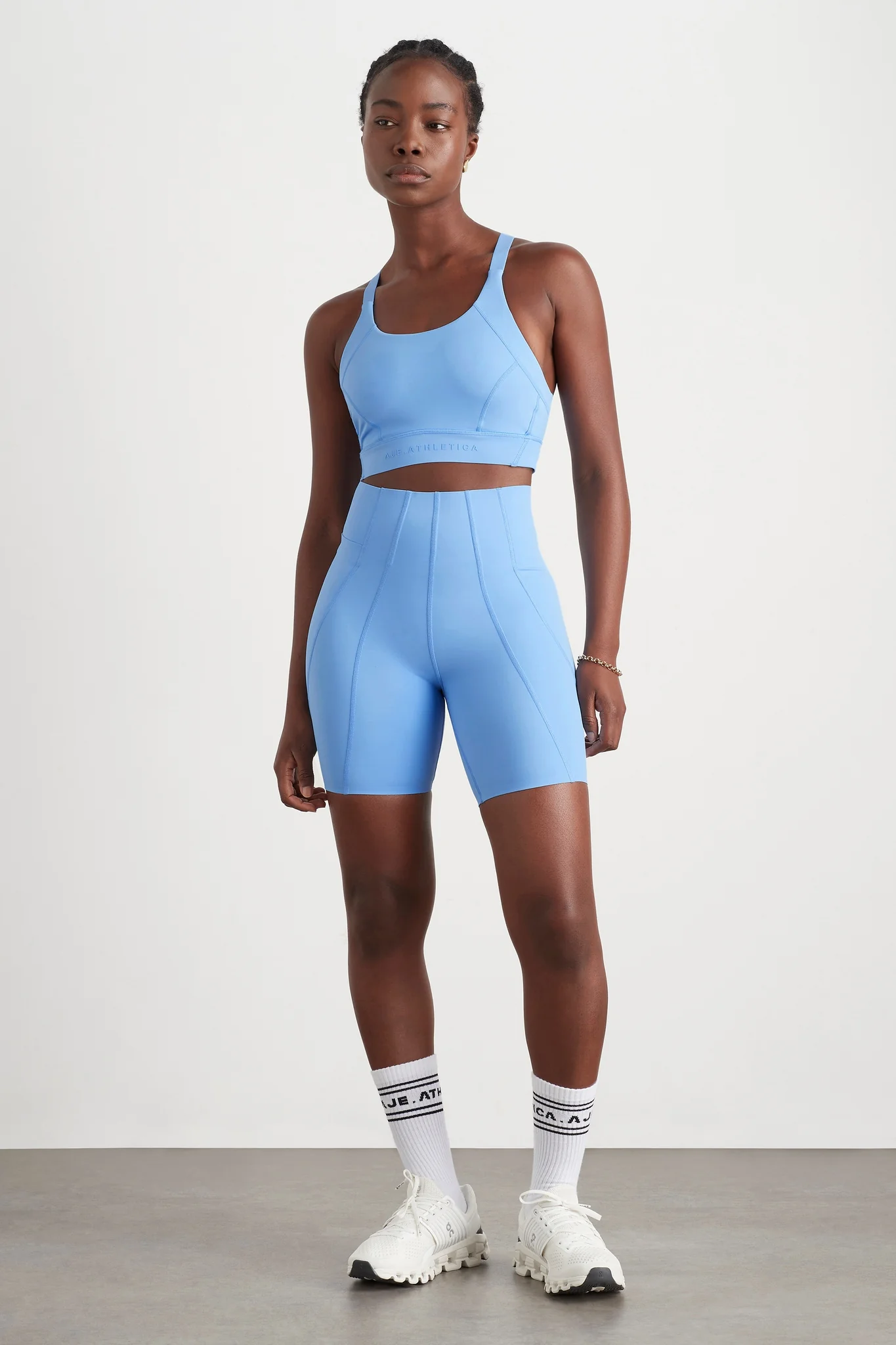 High Rise Mid Length Bike Short 615