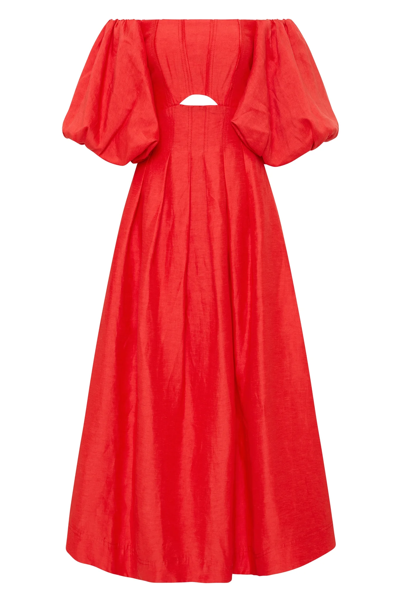 Eugenie Off Shoulder Midi Dress