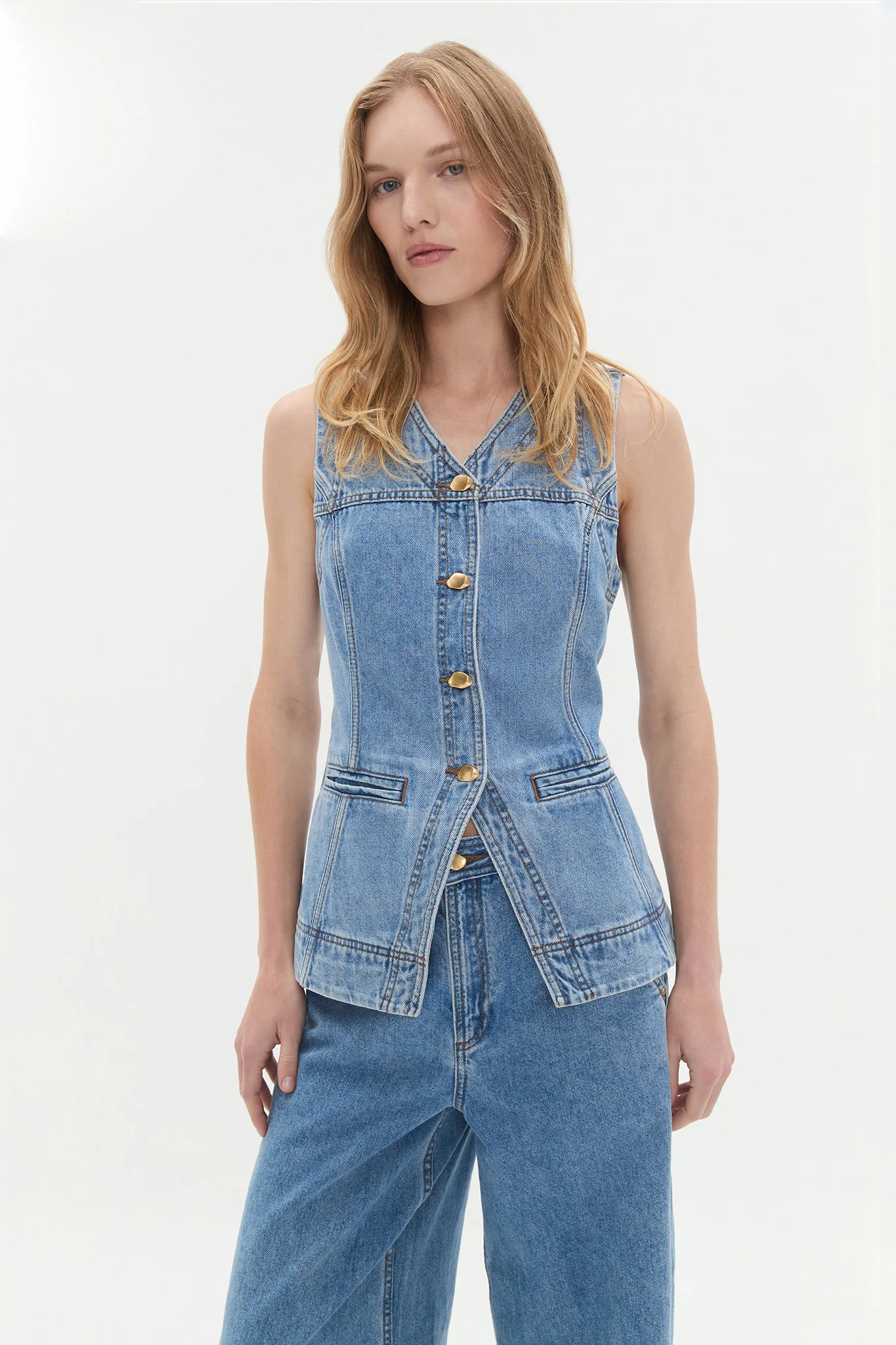 Holland Denim Vest
