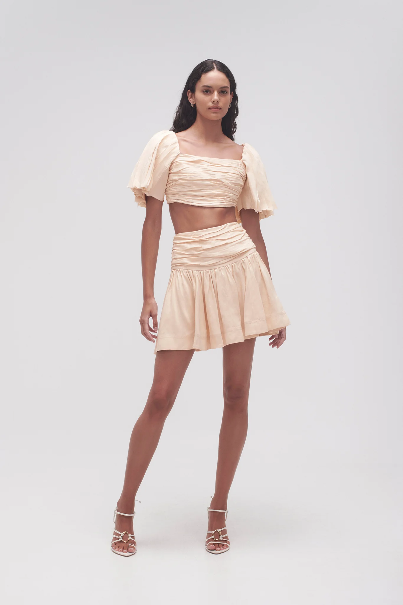 Cari Ruched Crop Top