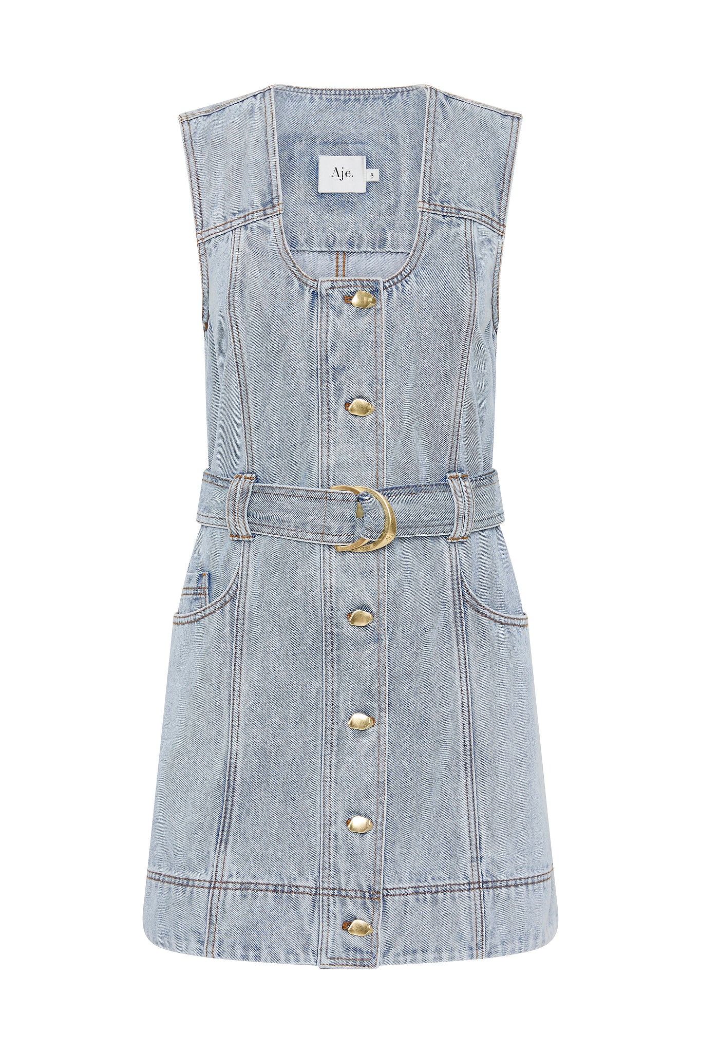 Aura Denim Mini Dress