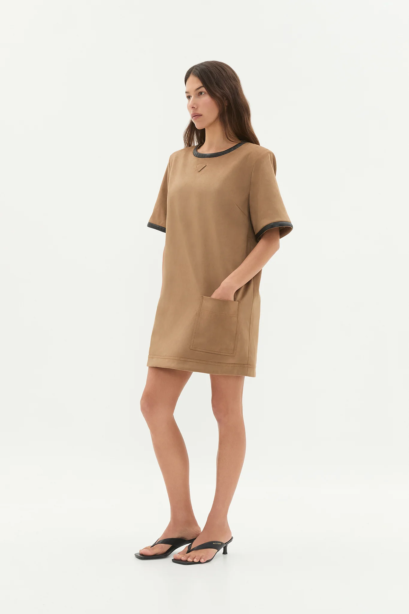 Calyx Vegan Suede Dress