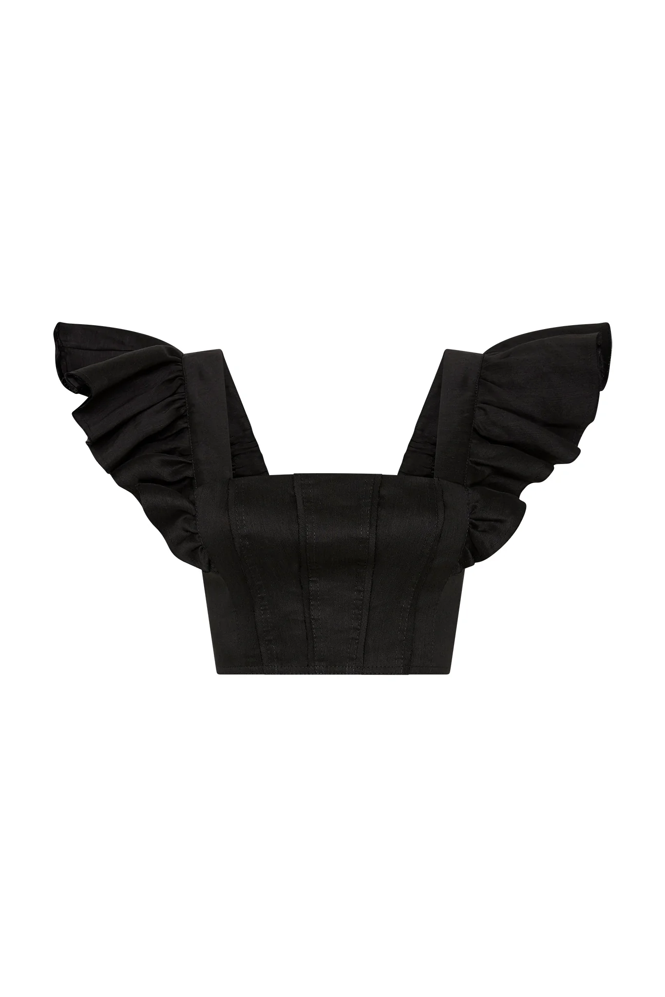 Vanades Frill Crop Top