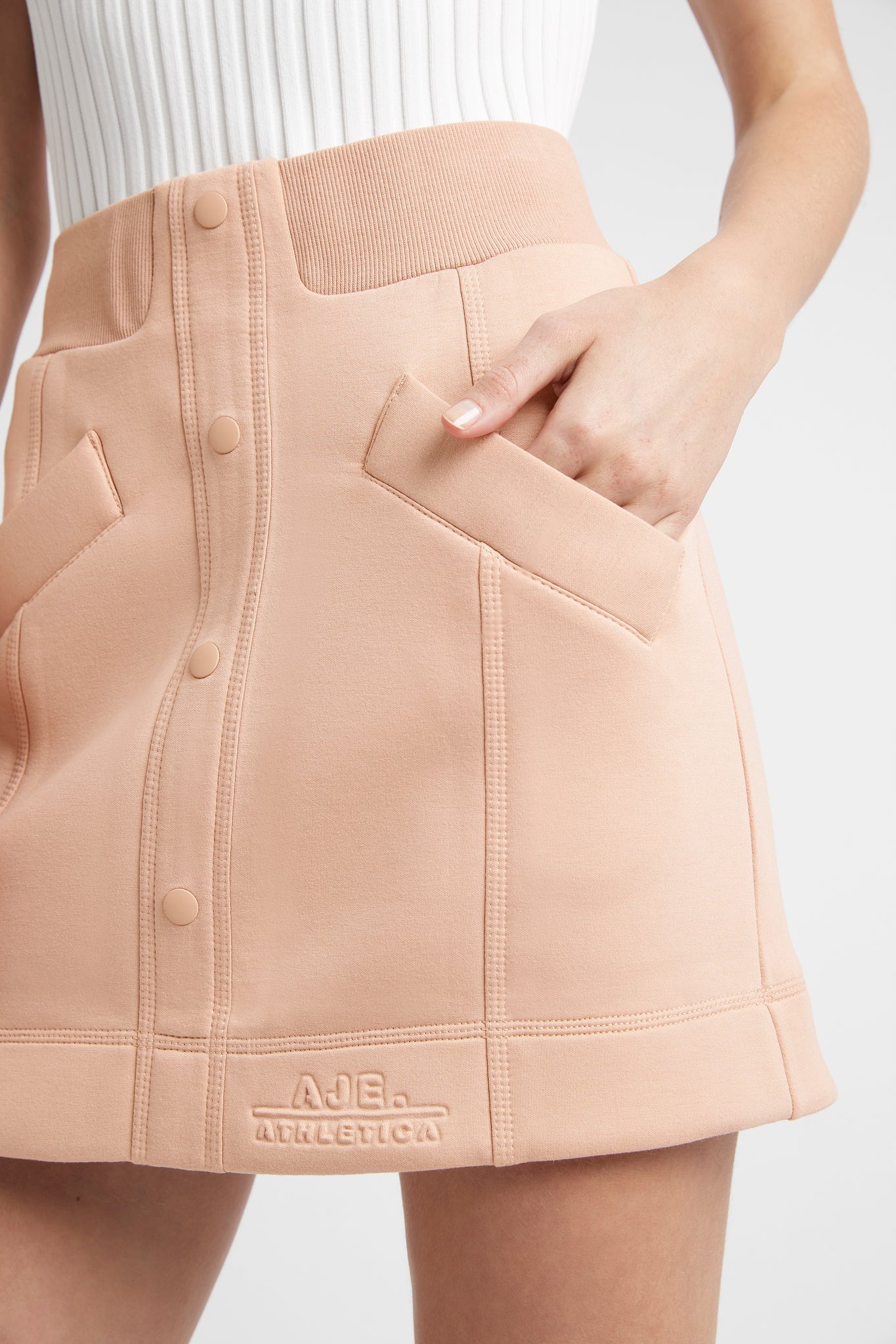 Classic Spacer Knit Mini Skirt 609
