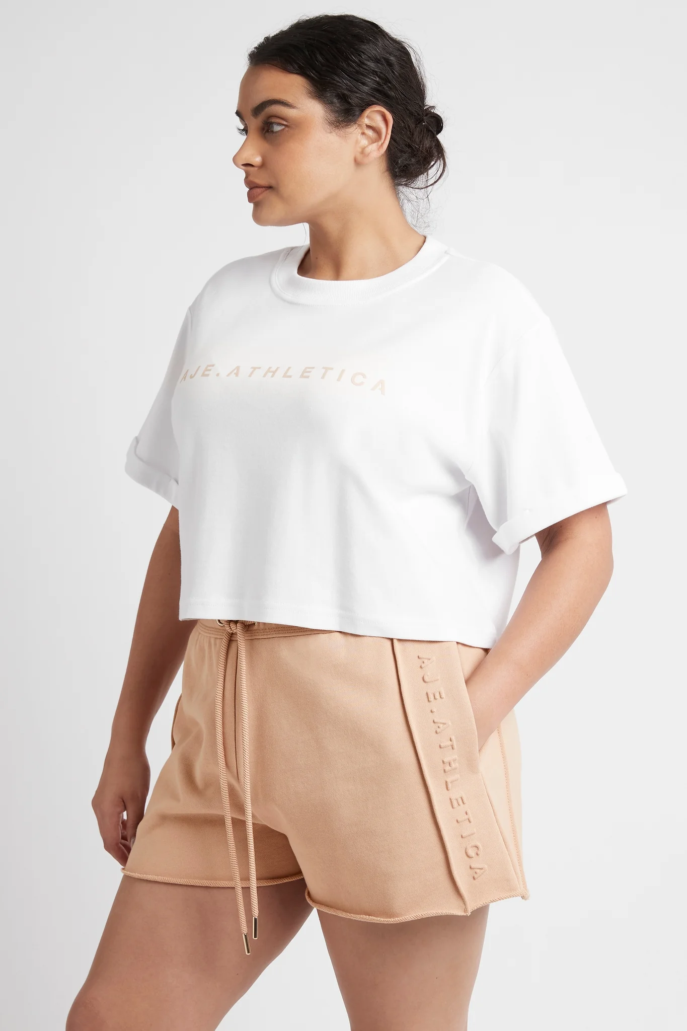 Cropped Signature Logo T-Shirt 104