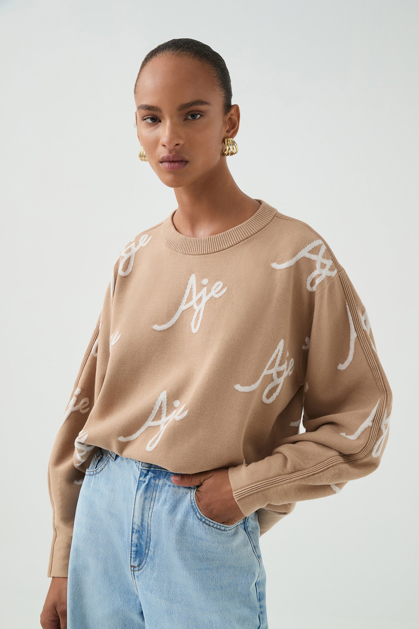 Liza Logo Knit Jumper