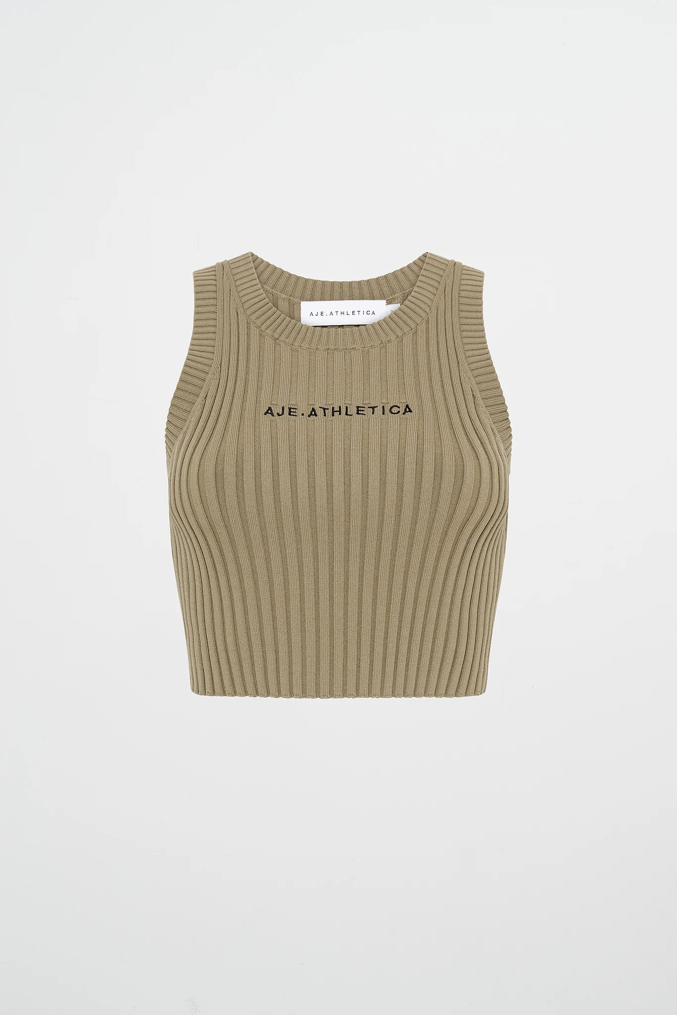 Cropped Knitted Logo Tank 135