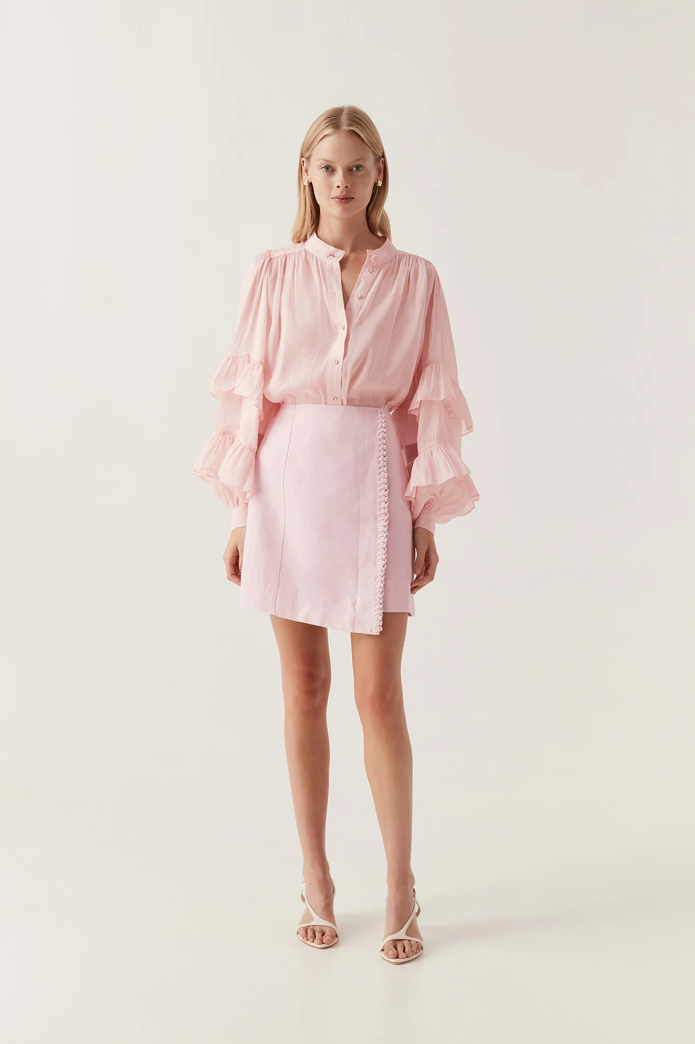 Theory Cinched Mini Skirt