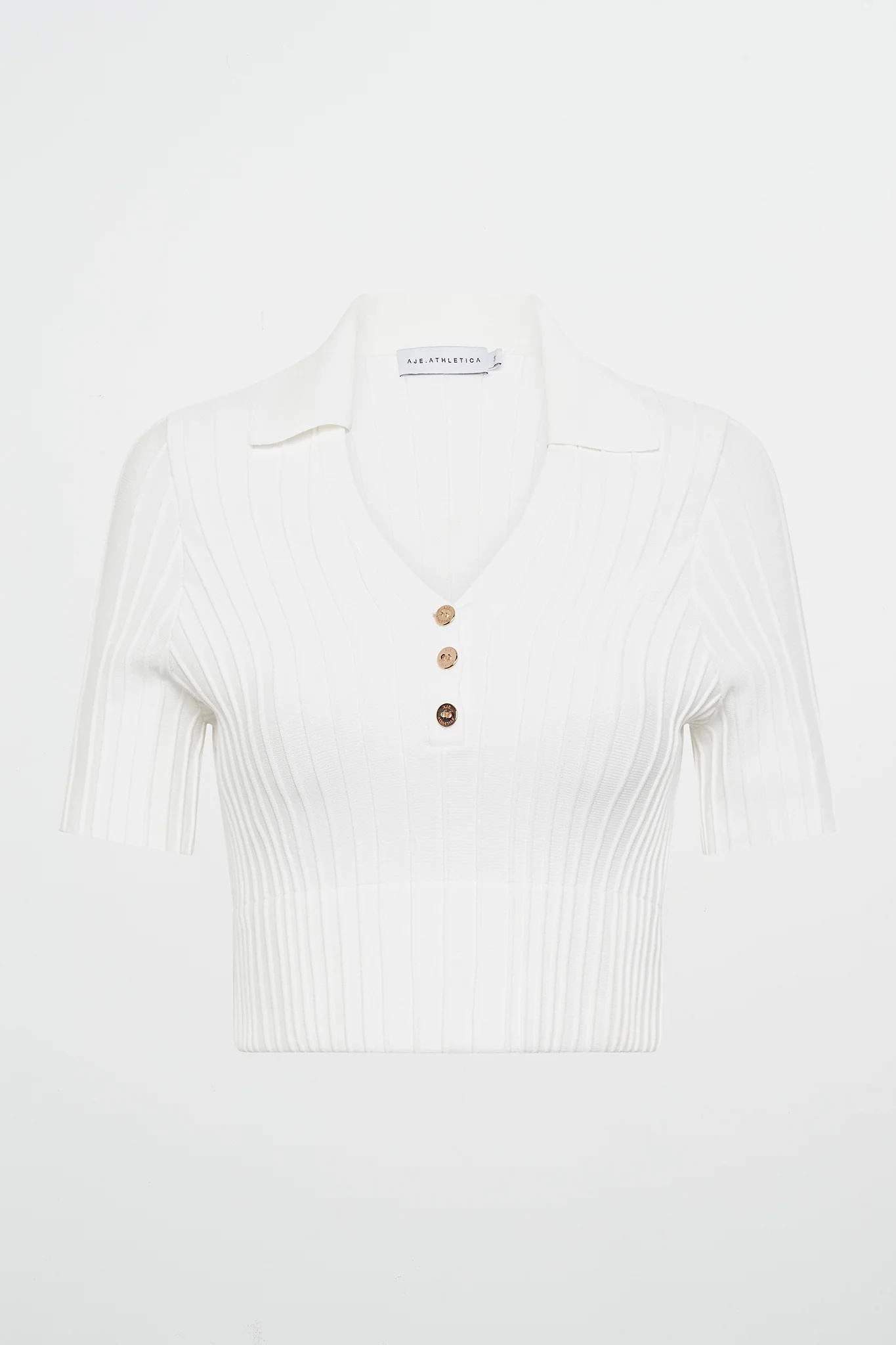Knitted Polo Top 341