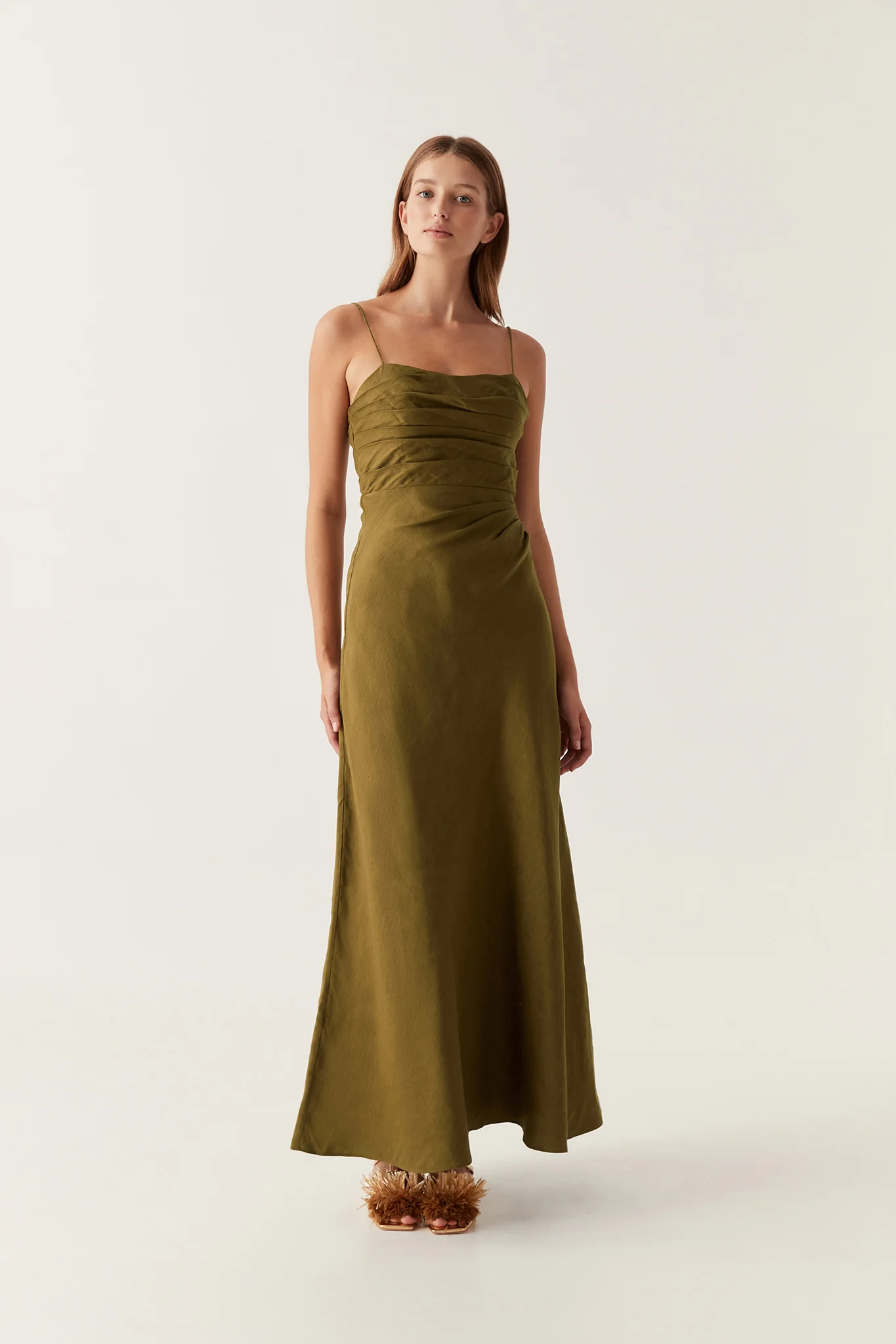 Clarice Draped Maxi Dress