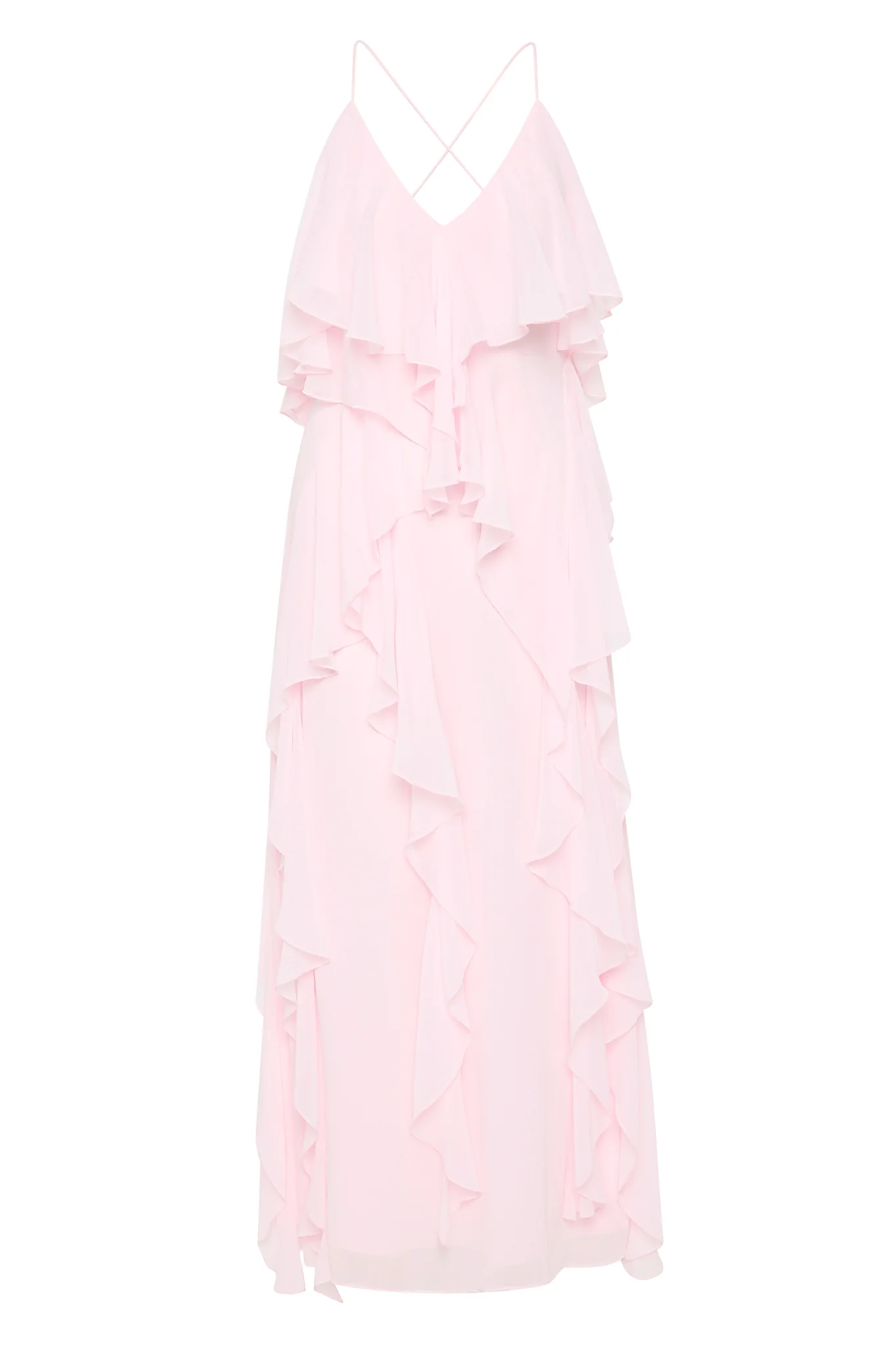 Valentine Frill Maxi Dress