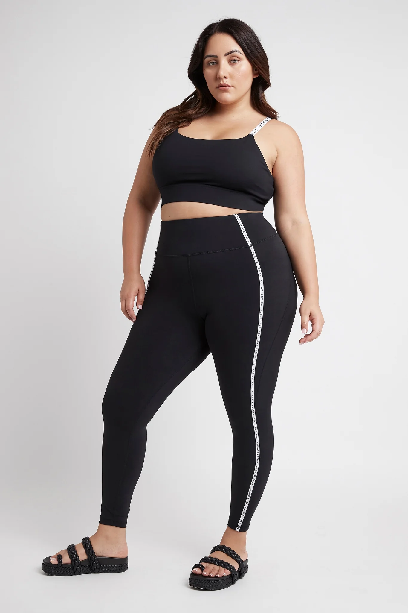 Contrast Logo Full Length Legging 203
