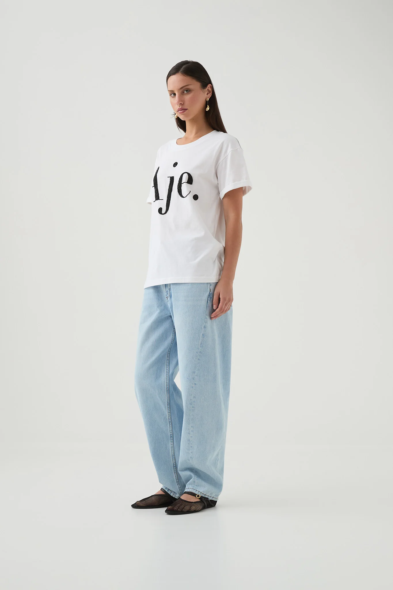 Beyond Embellished Logo Tee
