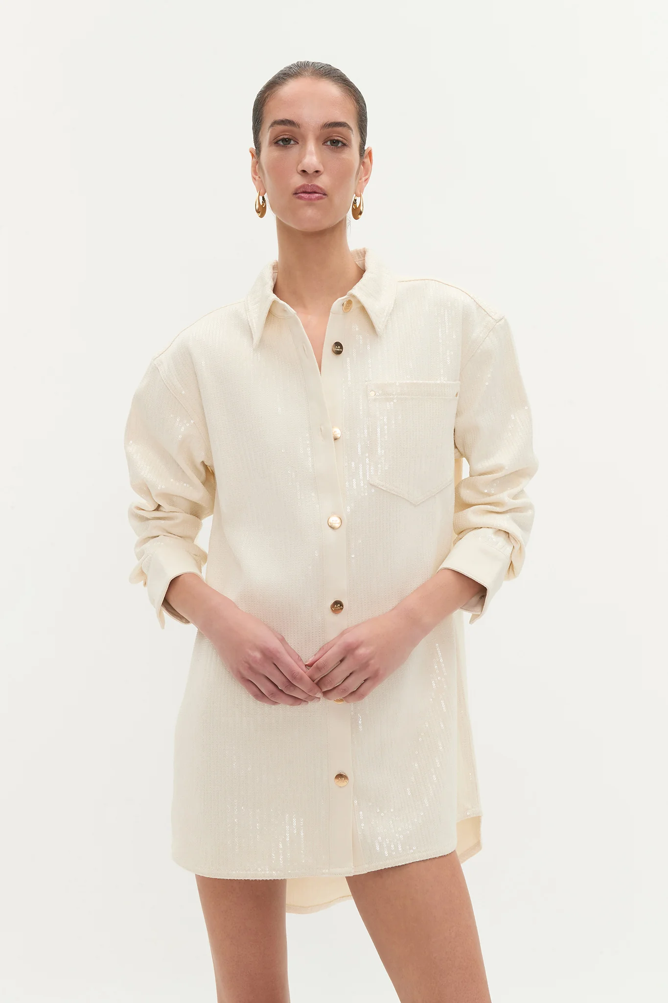 Reflect Denim Shirt Dress