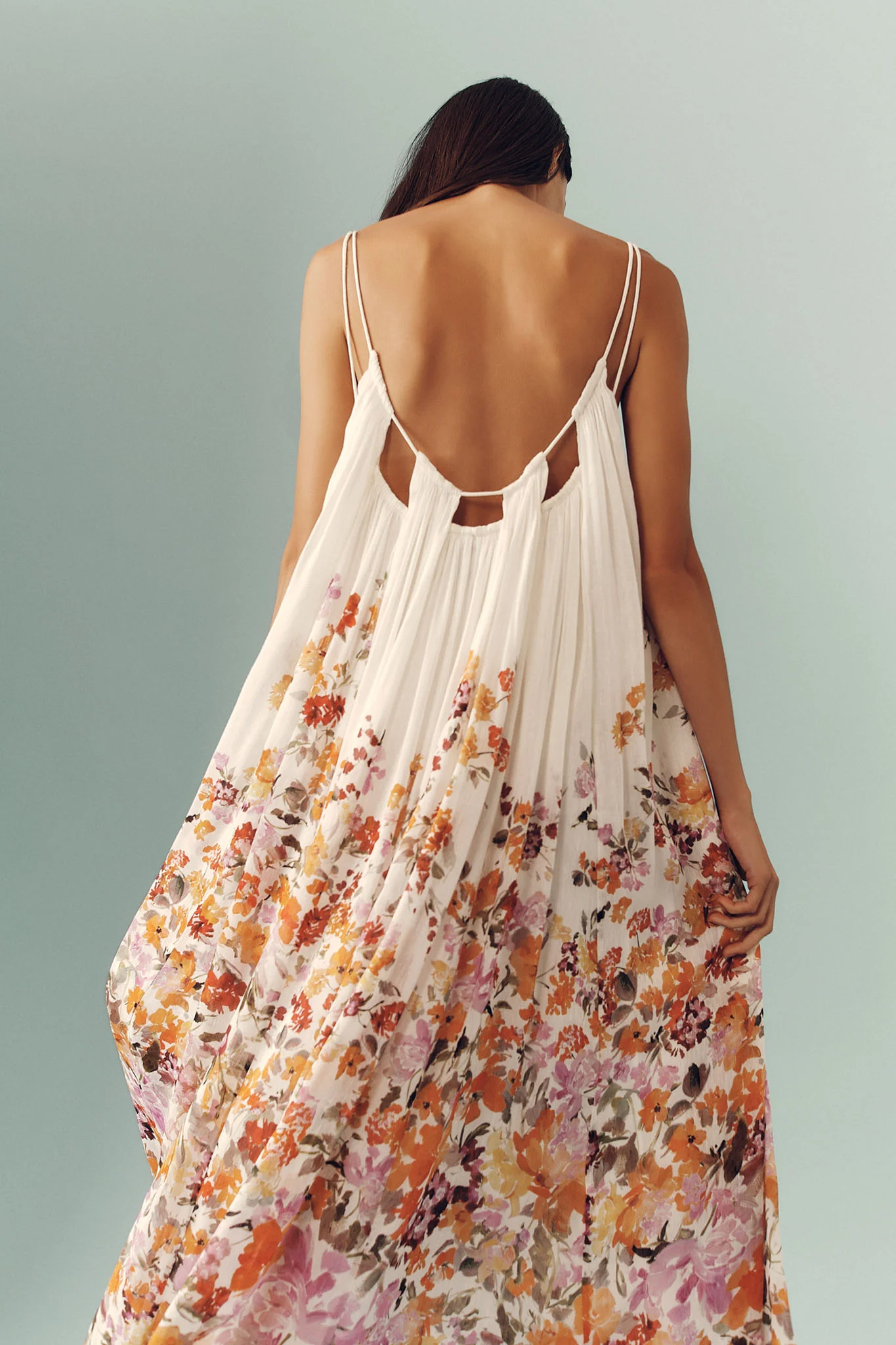 Boeri Border Print Midi Dress