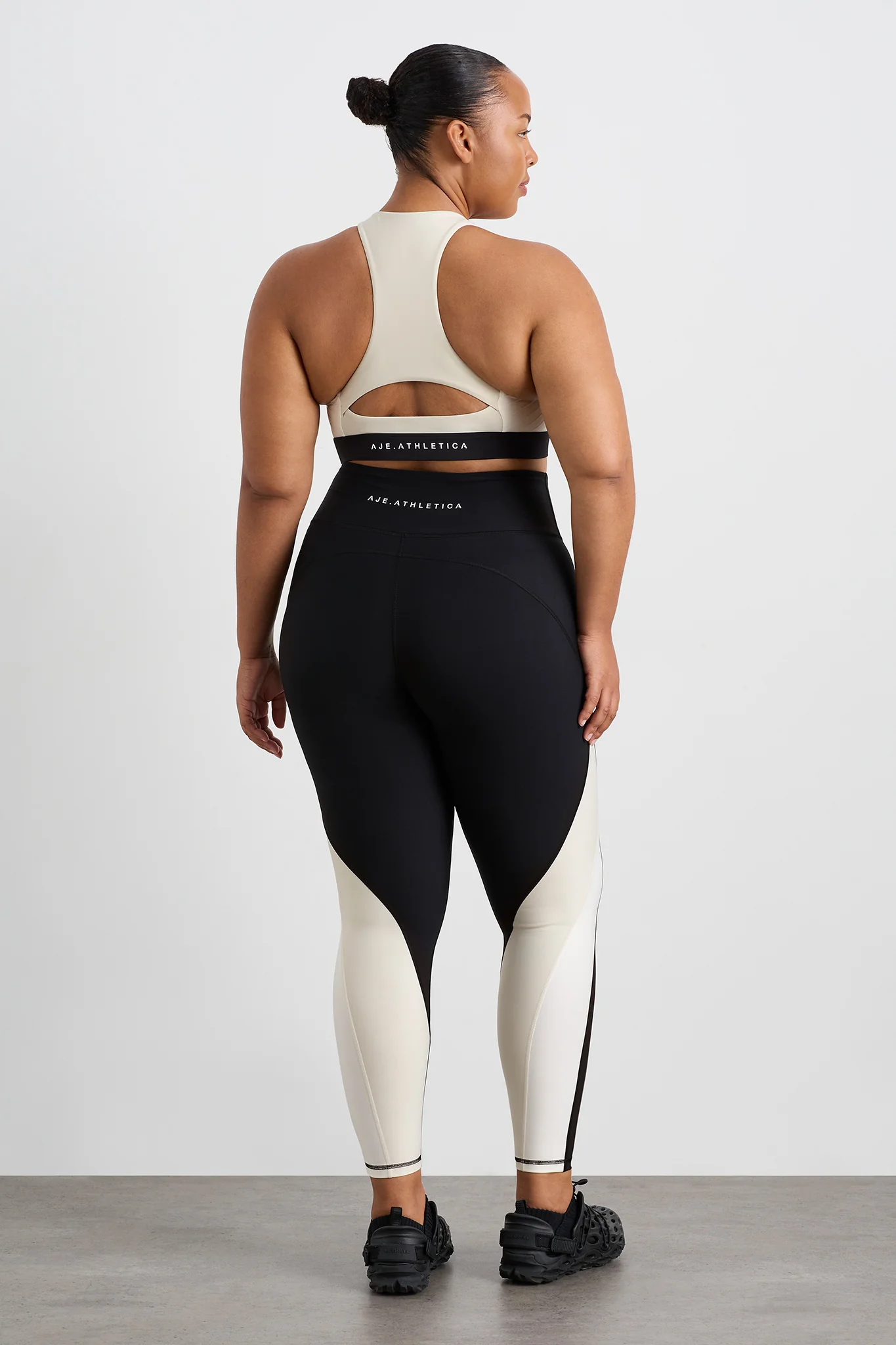 Contrast Panel Full Length Legging 232