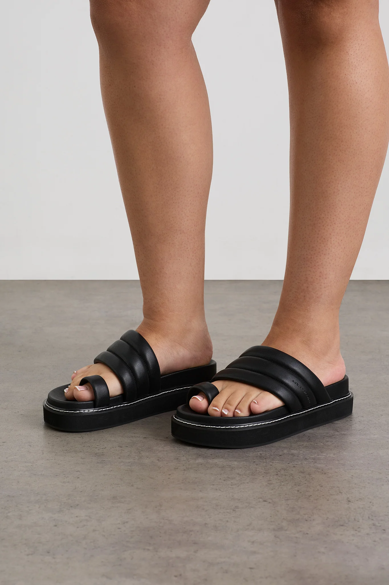 Quilted Platform Slide 915