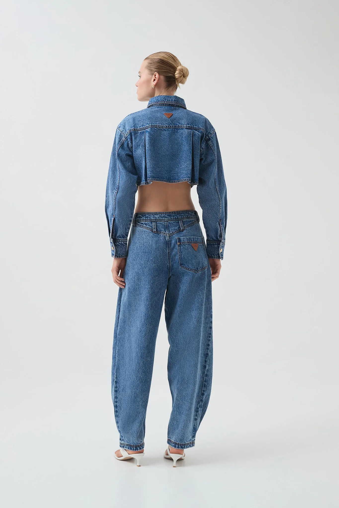 Blues Denim Barrel Jeans