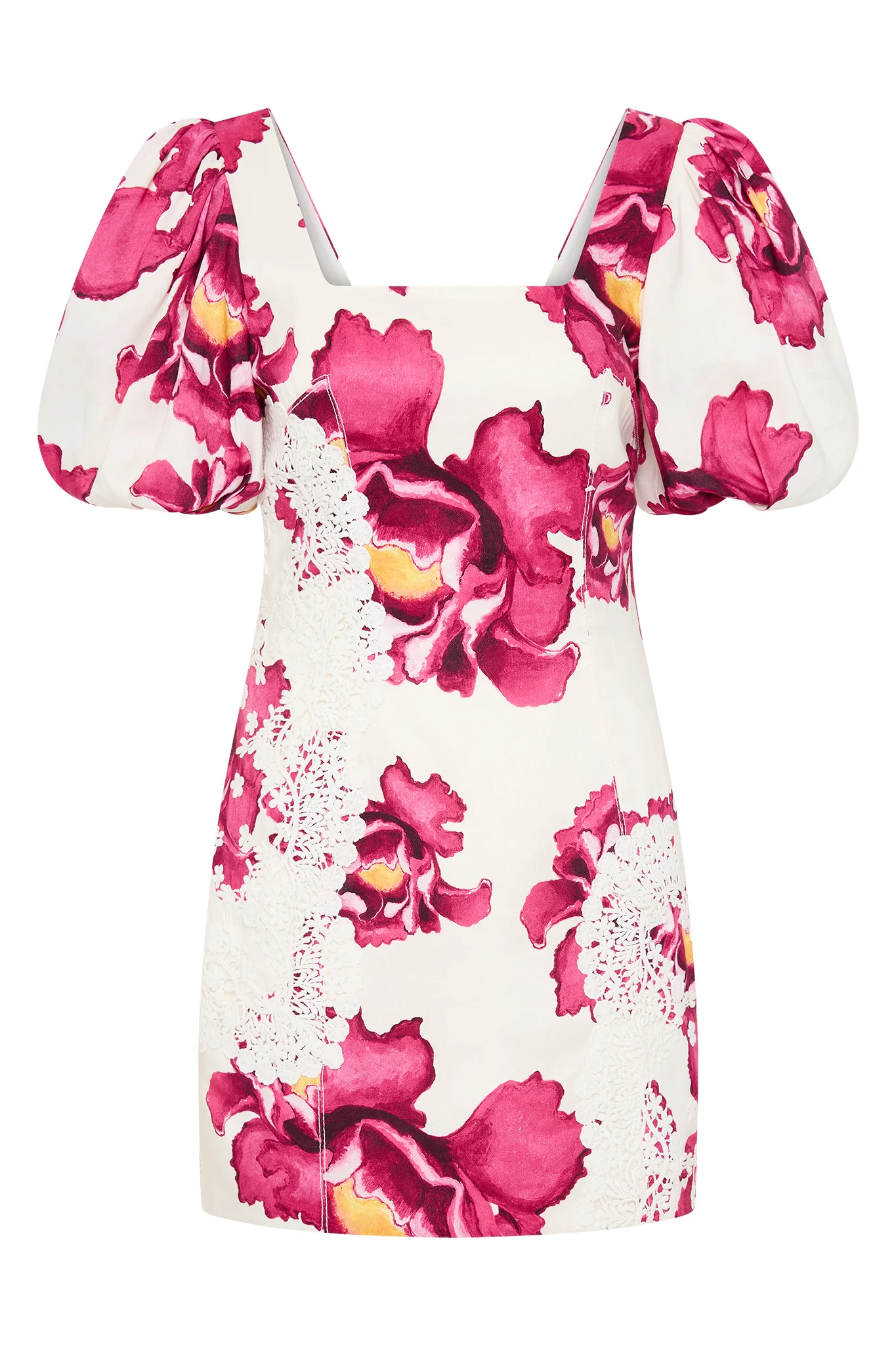 Solace Lace Trim Mini Dress