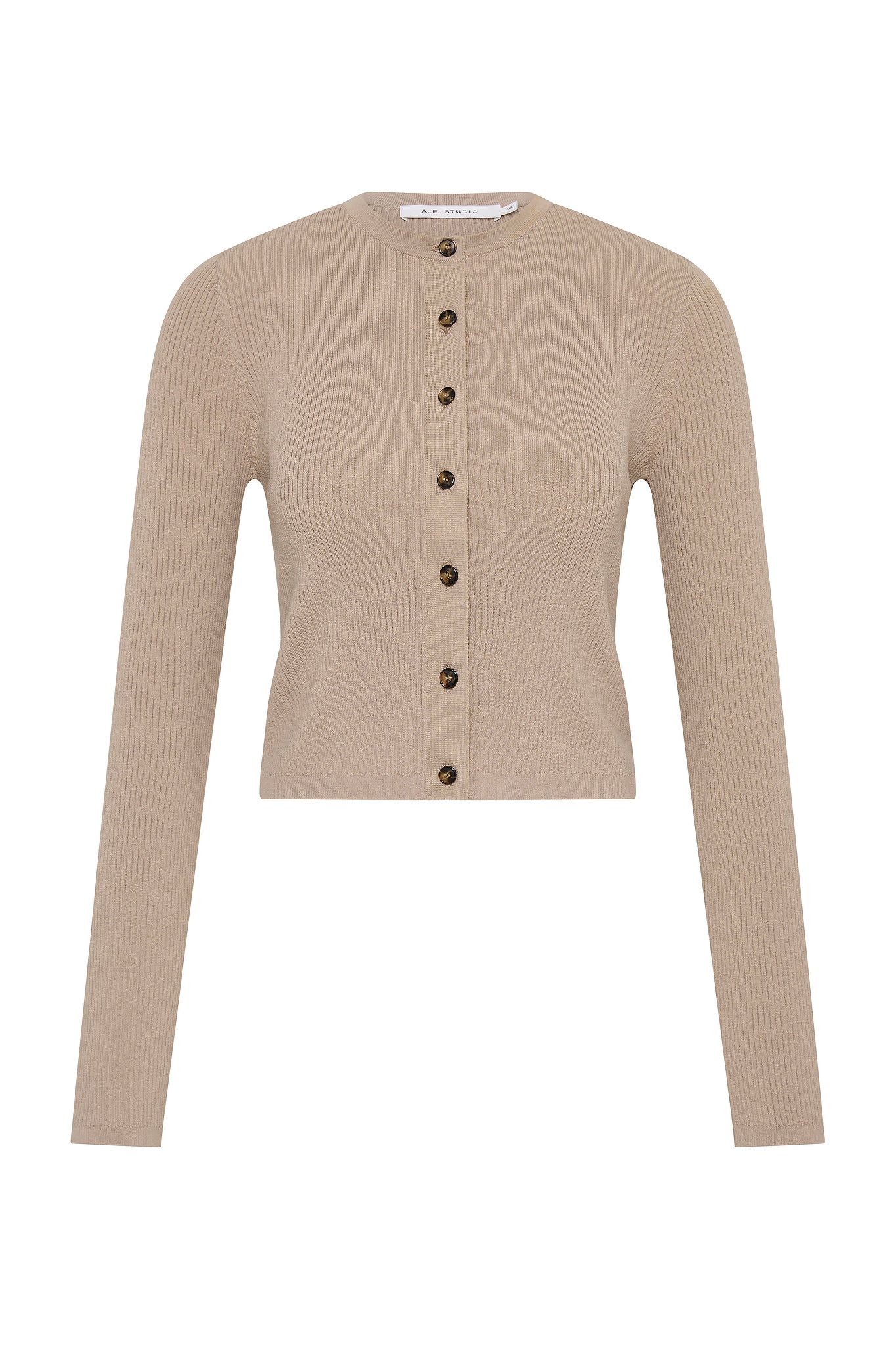 Deia Cropped Knit Cardigan