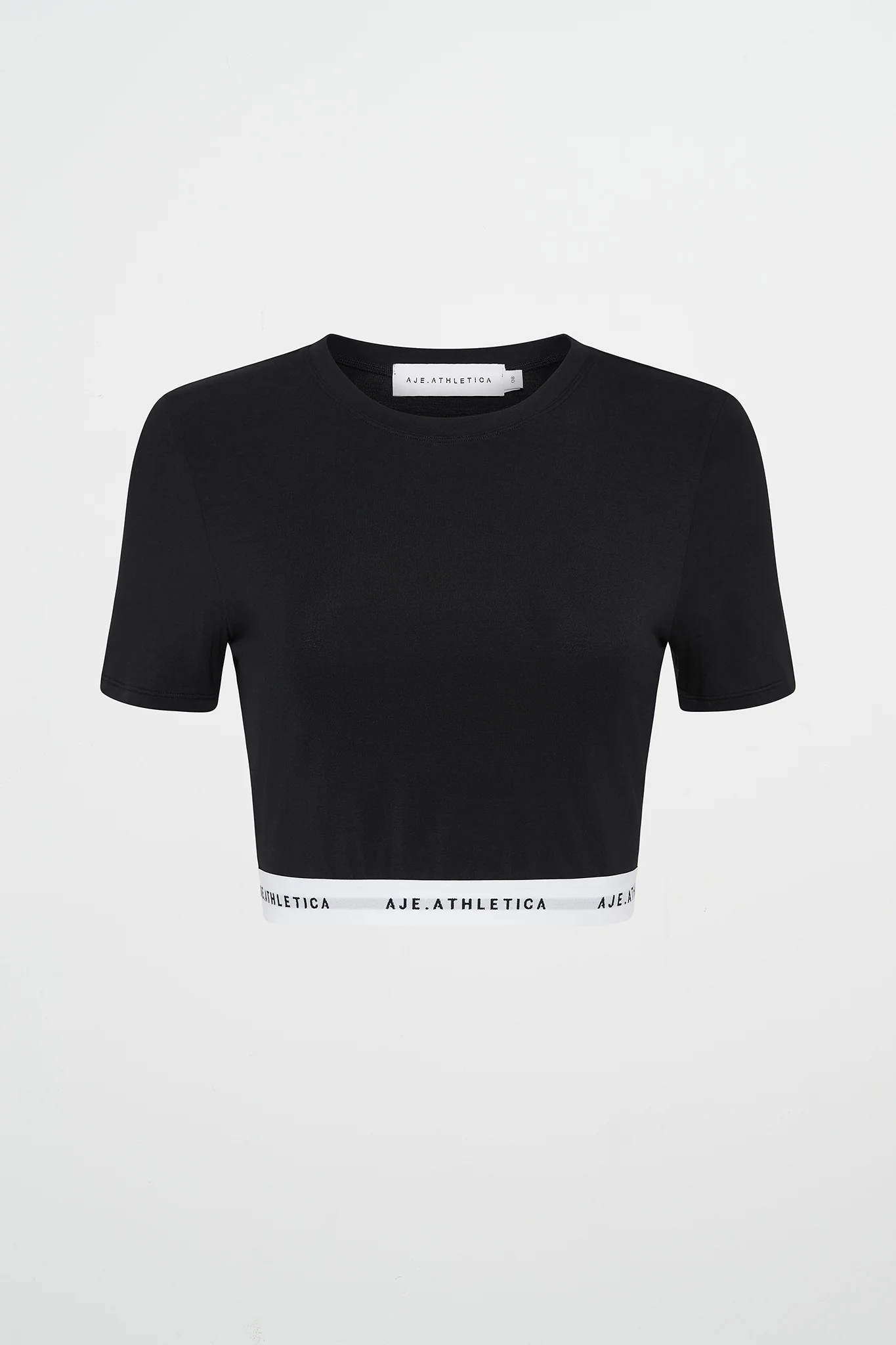 Logo Elastic Cropped Tee