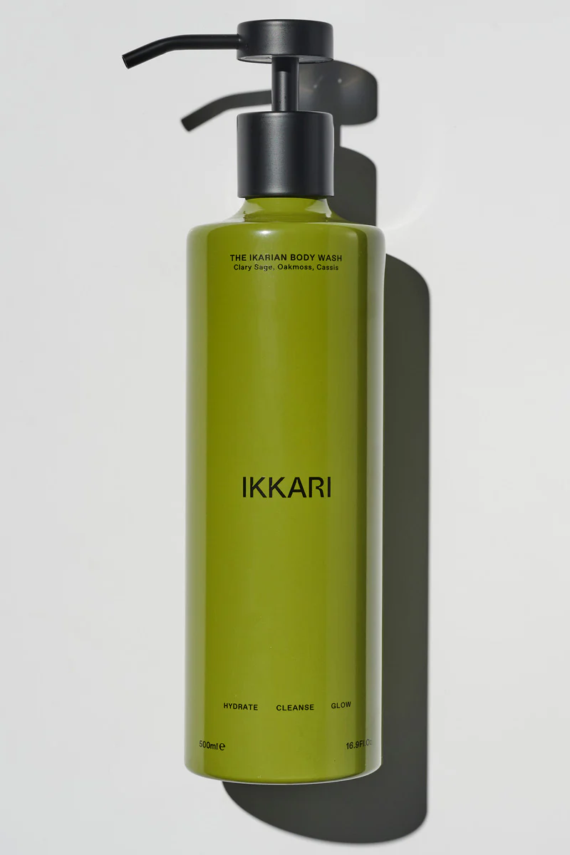 The Ikarian Body Wash 500ml Clary Sage, Oakmoss, Cassis