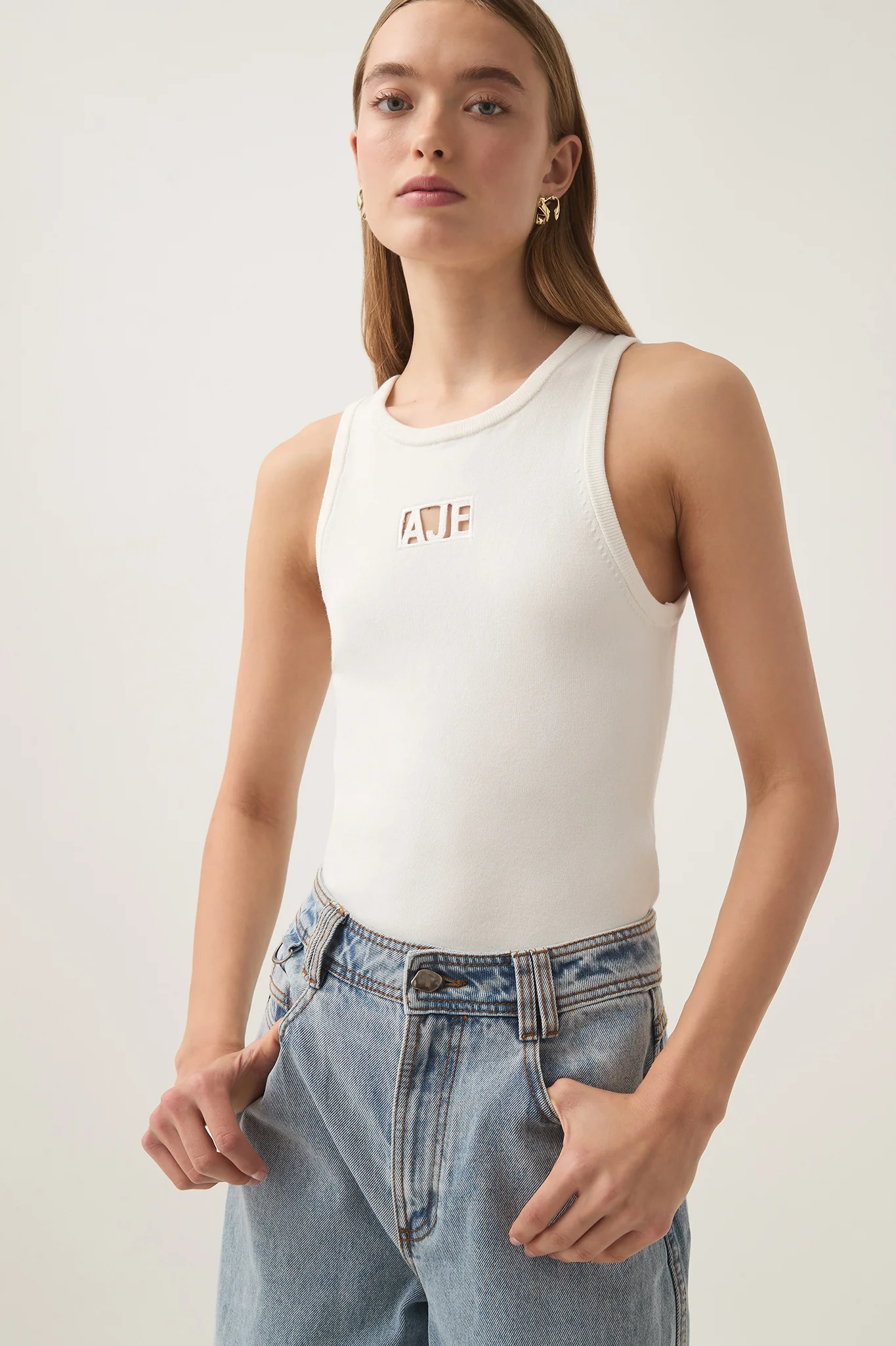 Nerina Logo Cut Out Tank