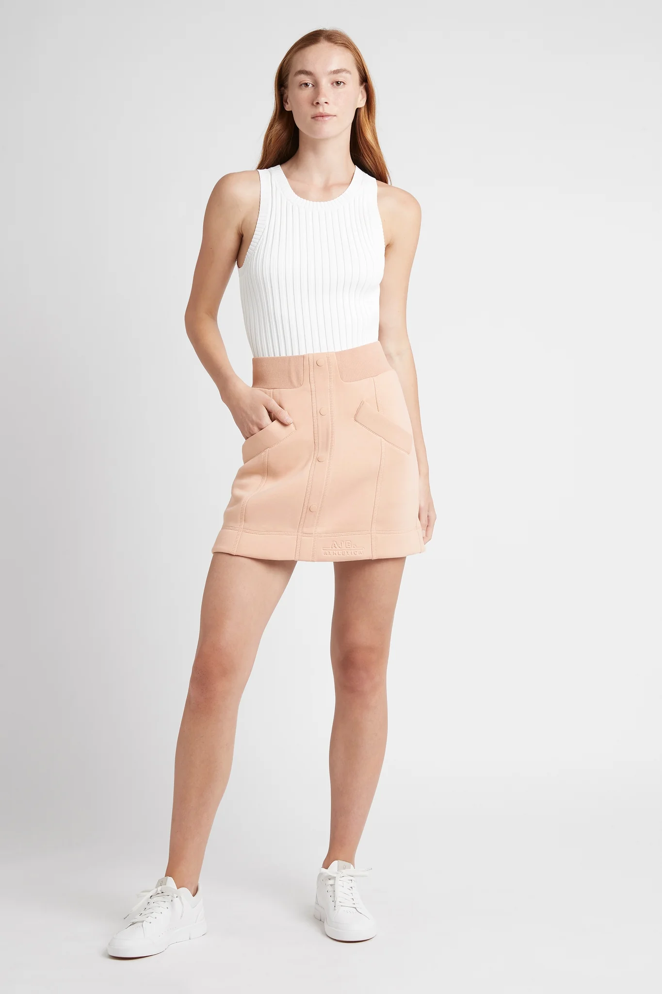 Classic Spacer Knit Mini Skirt 609