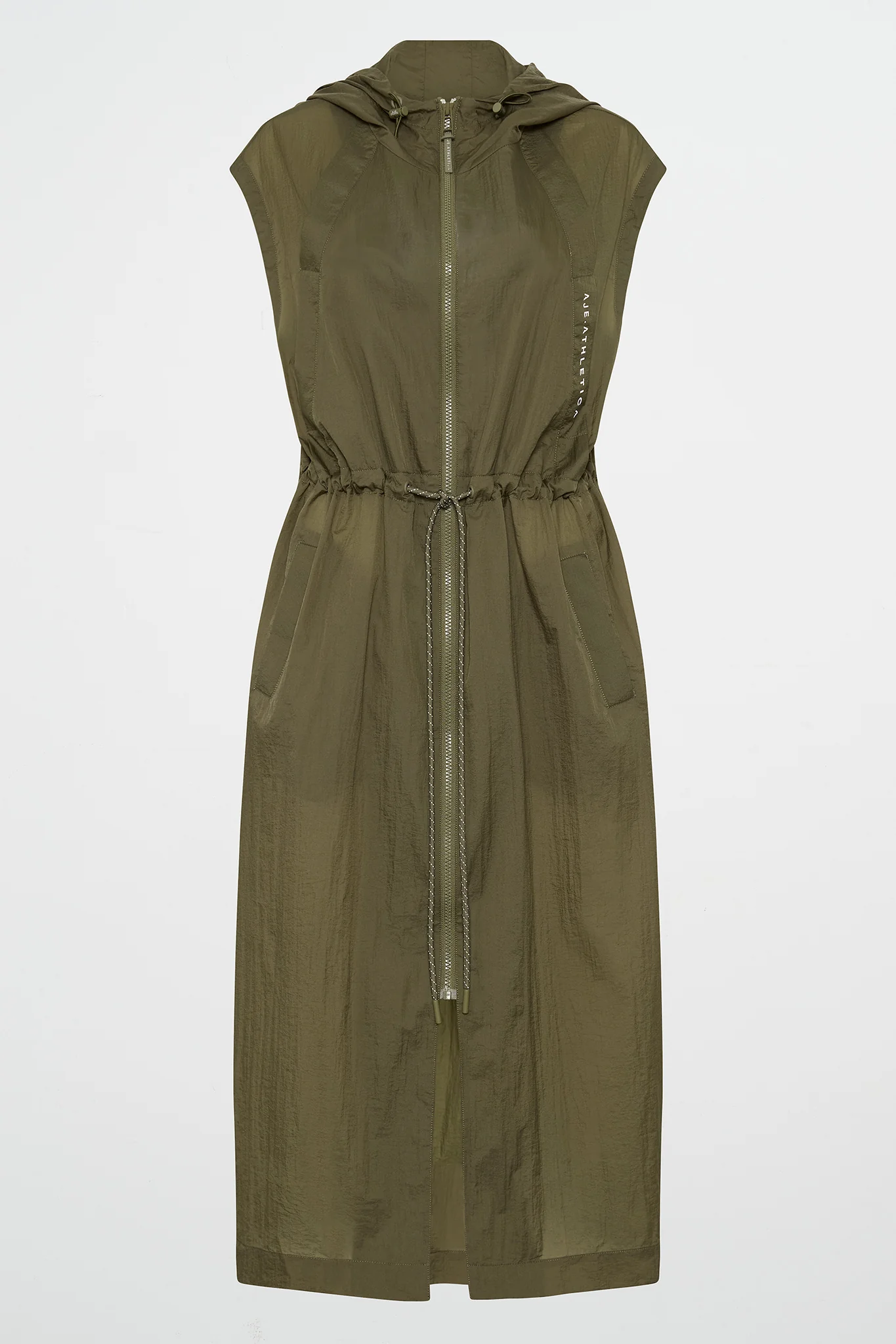 Sleeveless Hooded Trench 783