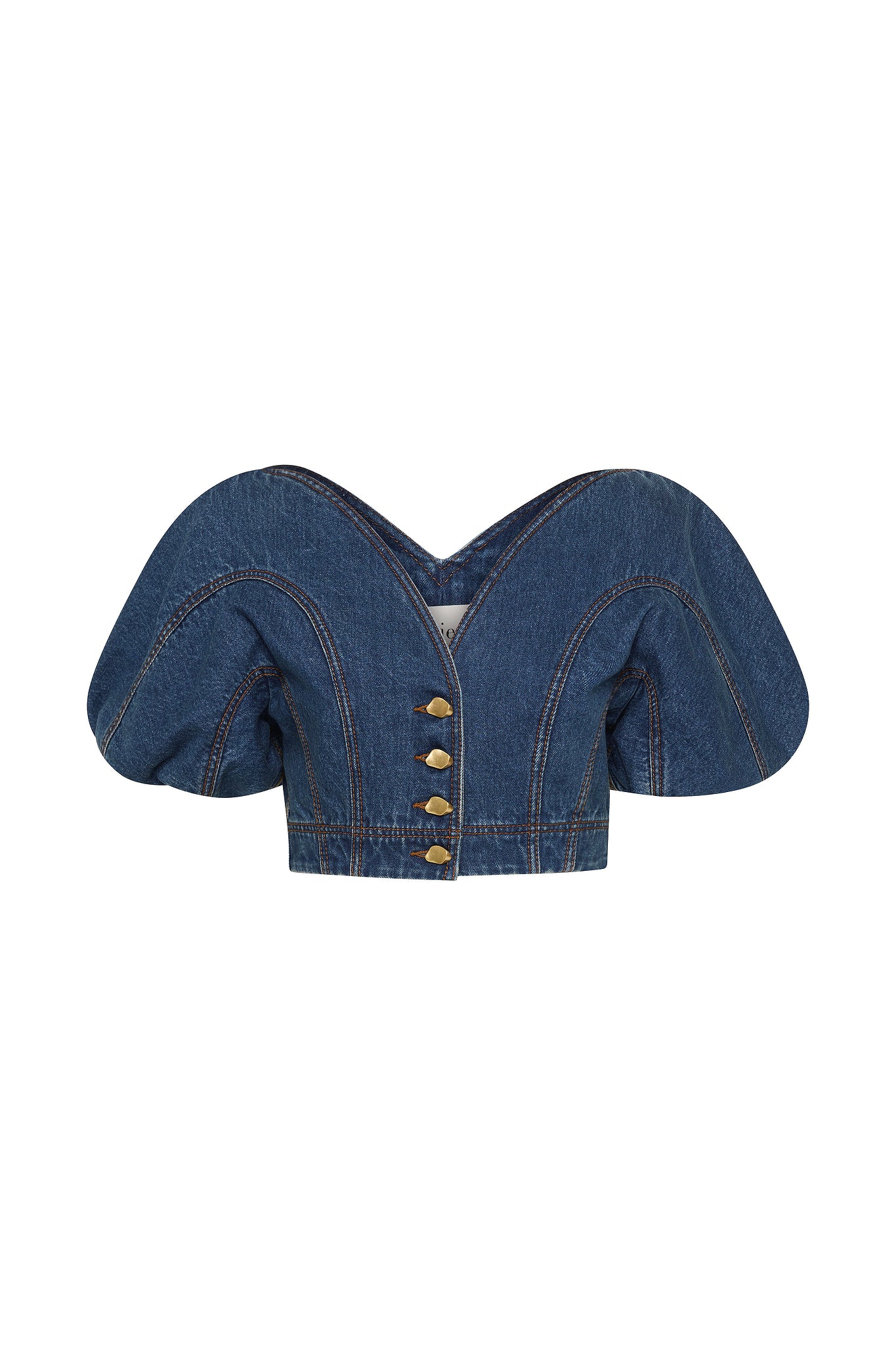 Harper Cropped Denim Top