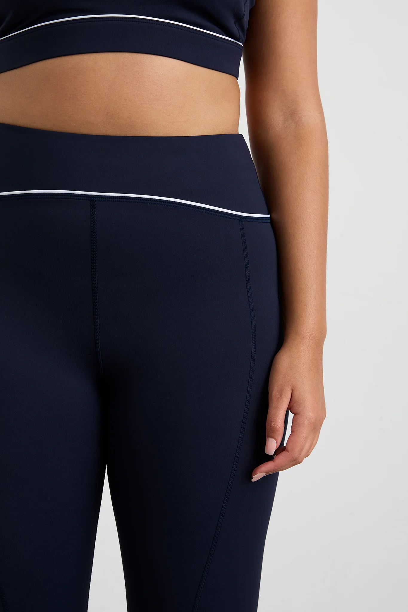 Curved Waist Full Length Legging 251
